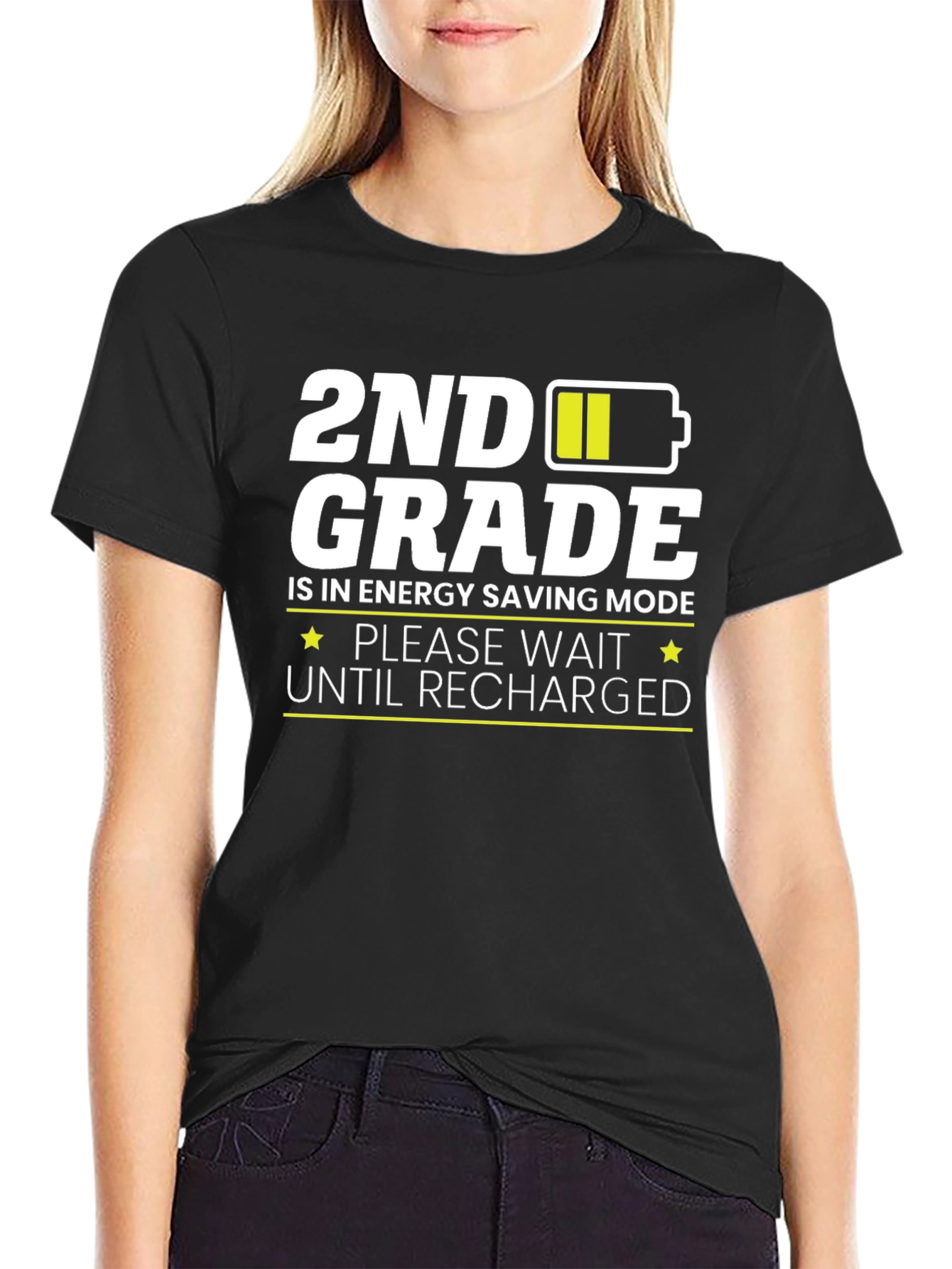 2nd Grade Energy Saving Mode T-Shirt