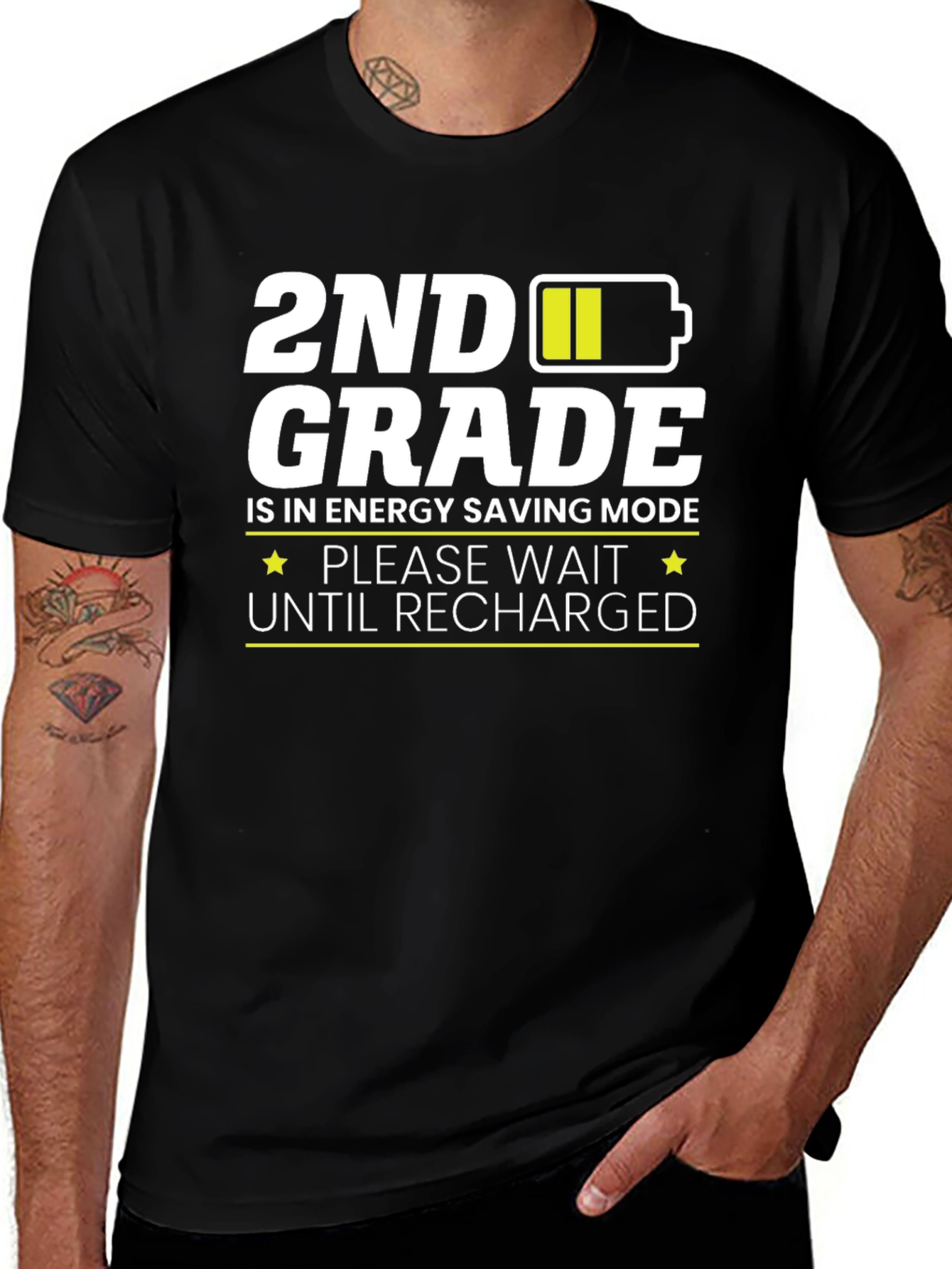 2nd Grade Energy Saving Mode T-Shirt