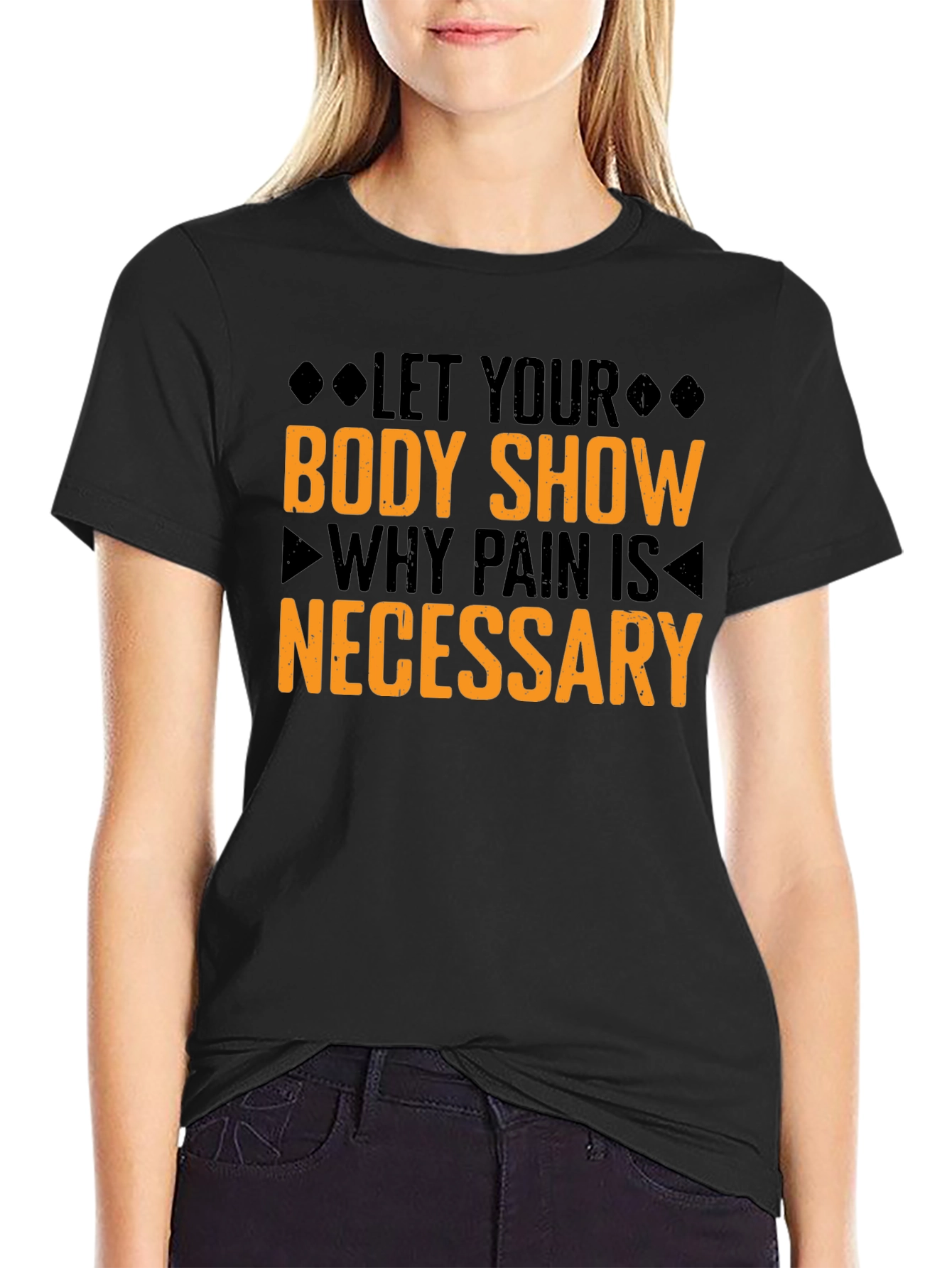 Motivational Workout T-Shirt: No Pain No Gain