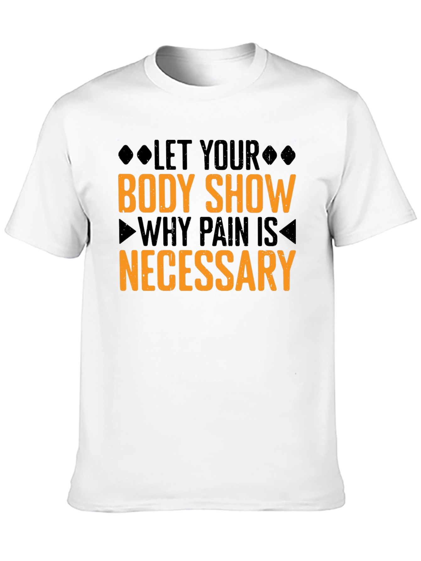 Motivational Workout T-Shirt: No Pain No Gain