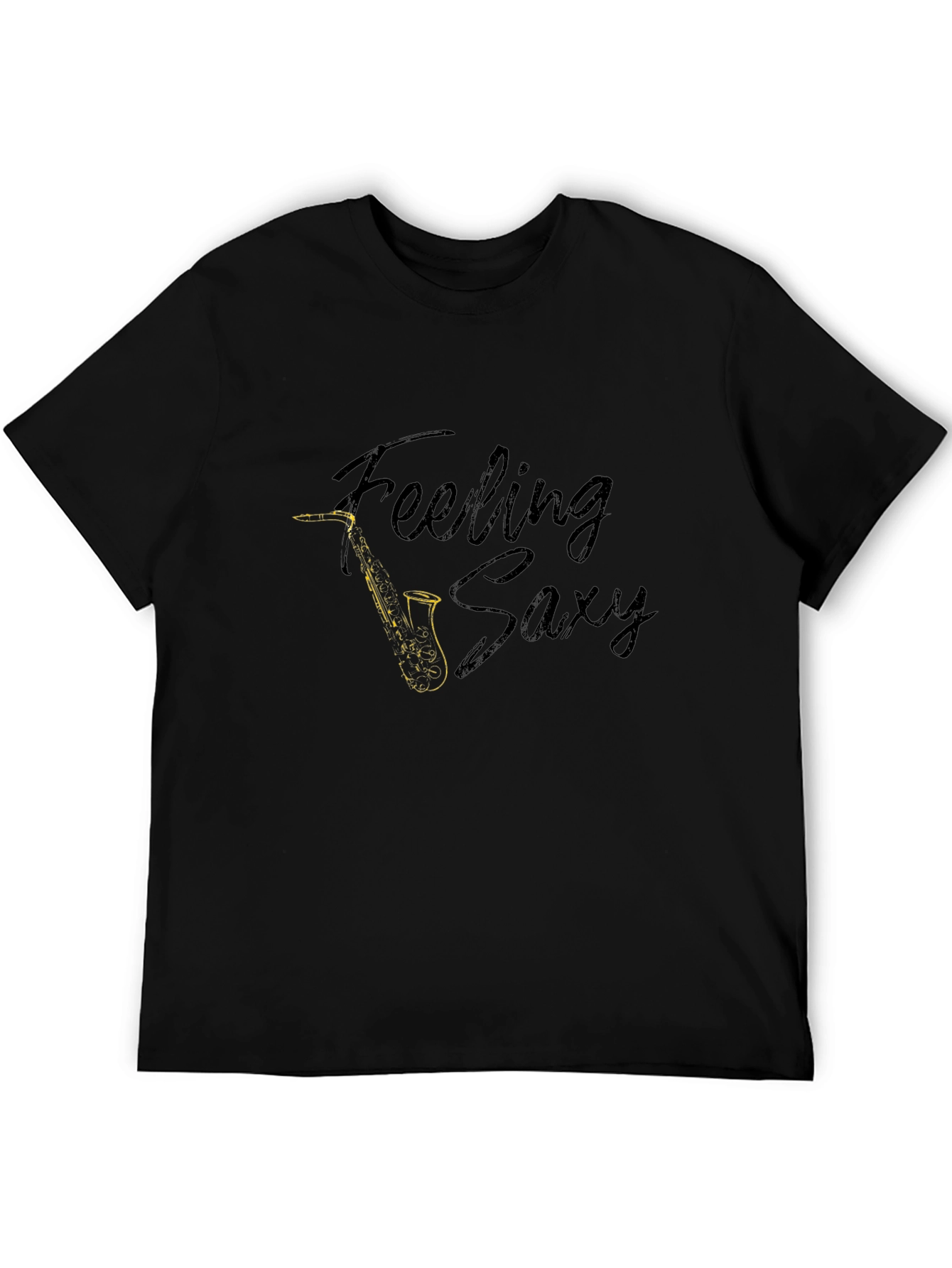 Feeling Saxy T-Shirt - Black