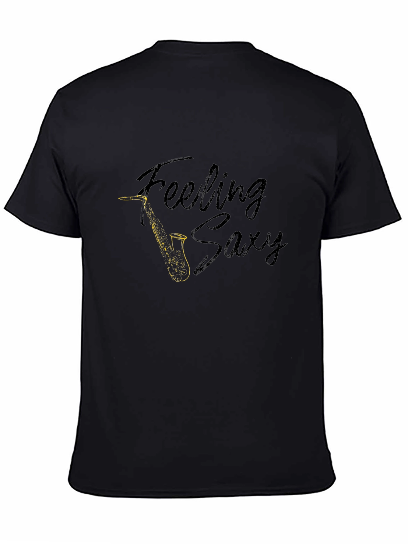 Feeling Saxy T-Shirt - Black