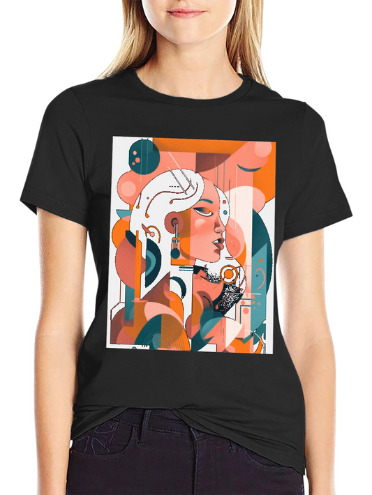Abstract Art Graphic Tee - Modern Stylish Design