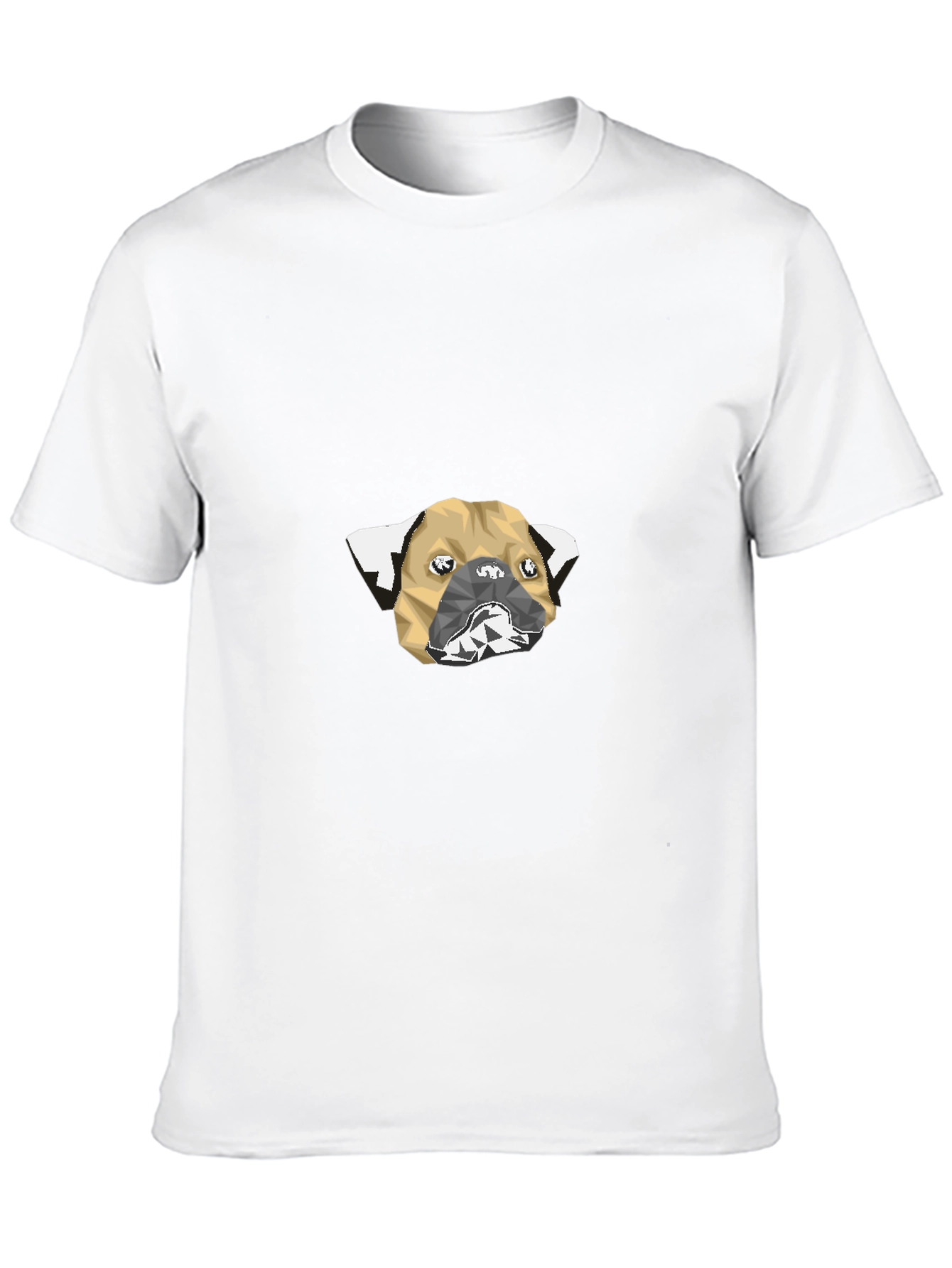 Modern Pug Graphic T-Shirt