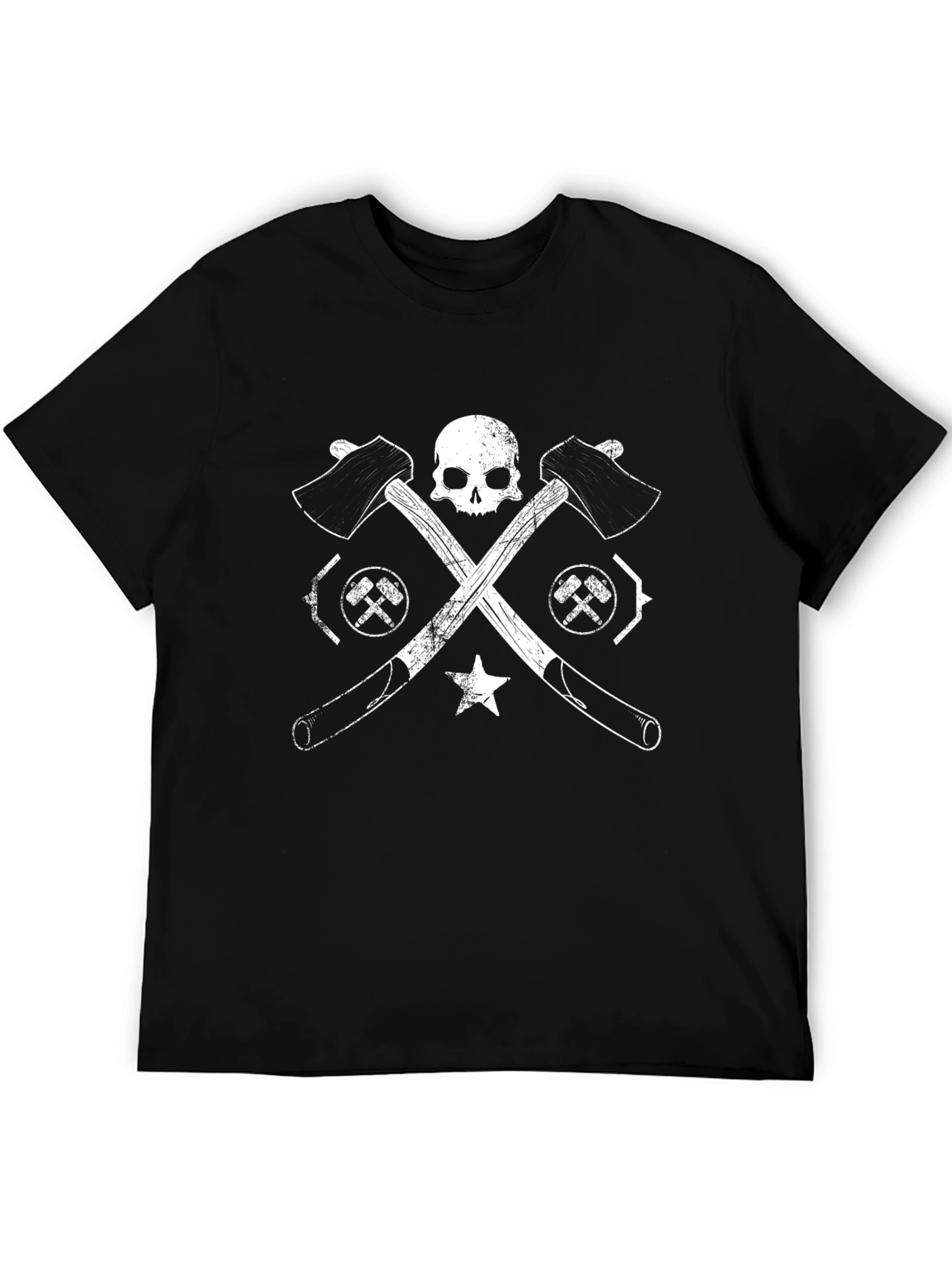 Skull & Crossed Axes Graphic T-Shirt