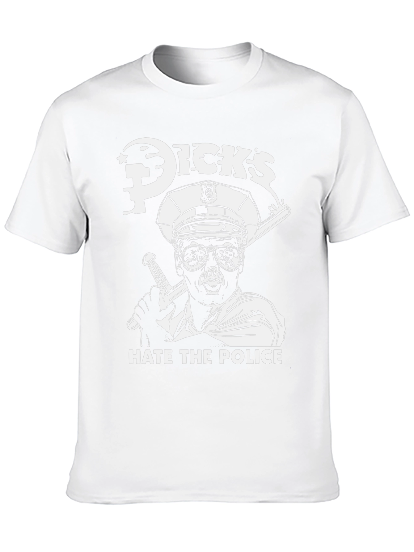 Dicks Hate the Police T-Shirt - Black