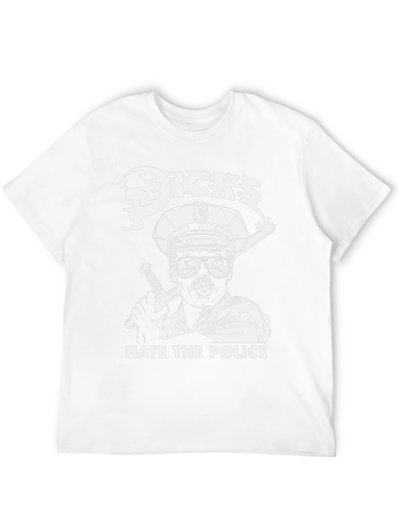 Dicks Hate the Police T-Shirt - Black