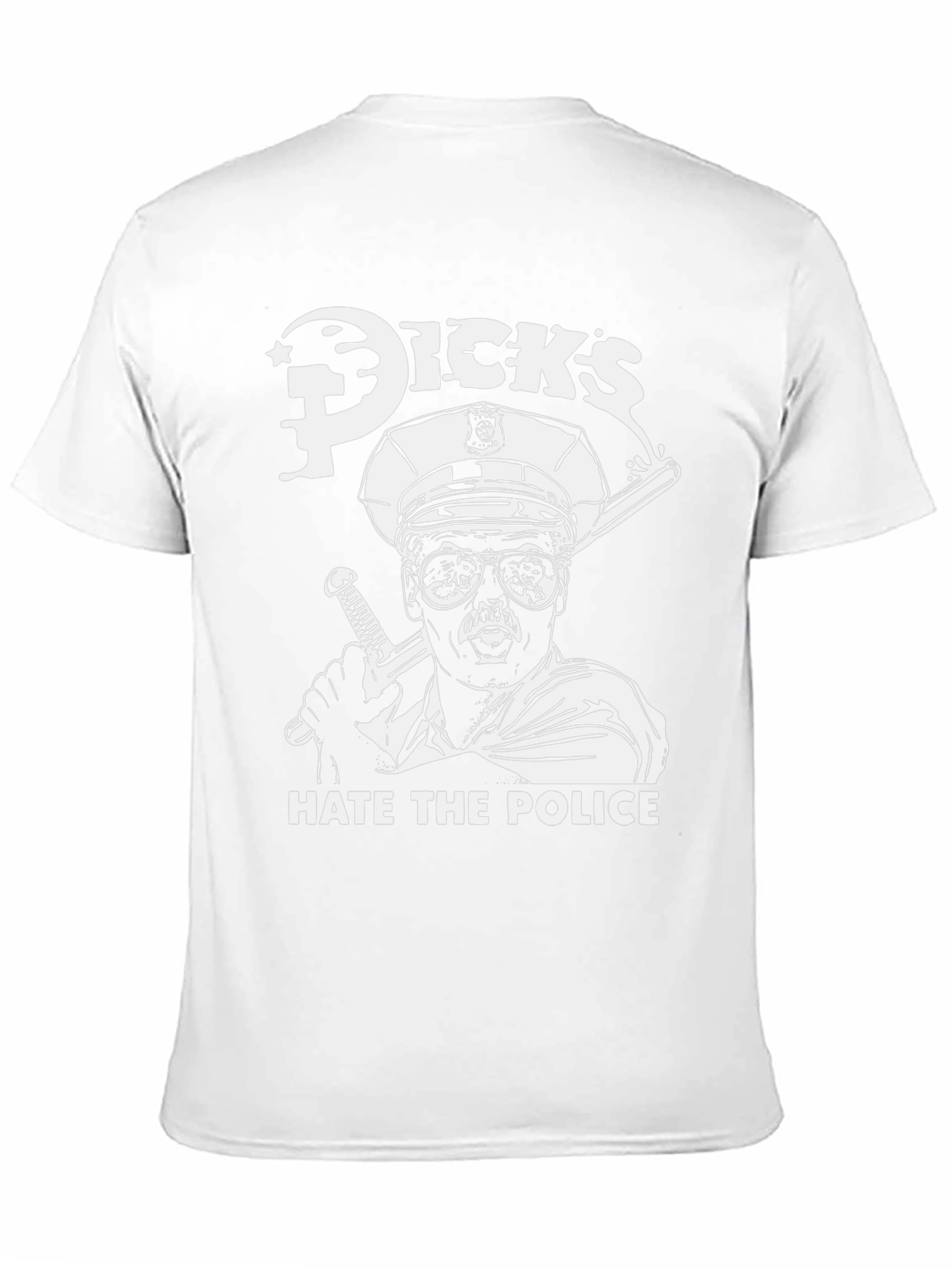 Dicks Hate the Police T-Shirt - Black