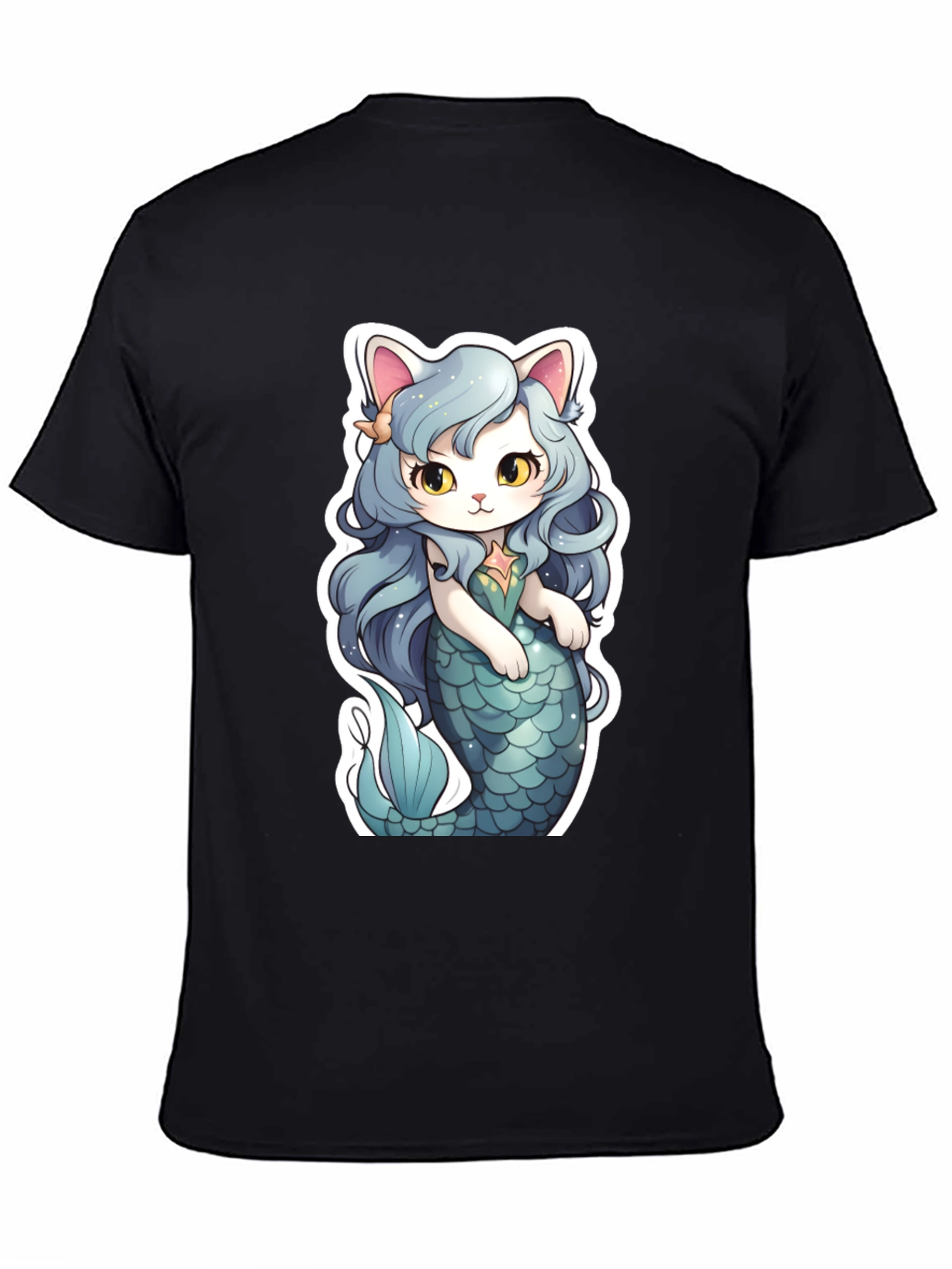 Mermaid Cat Graphic Tee