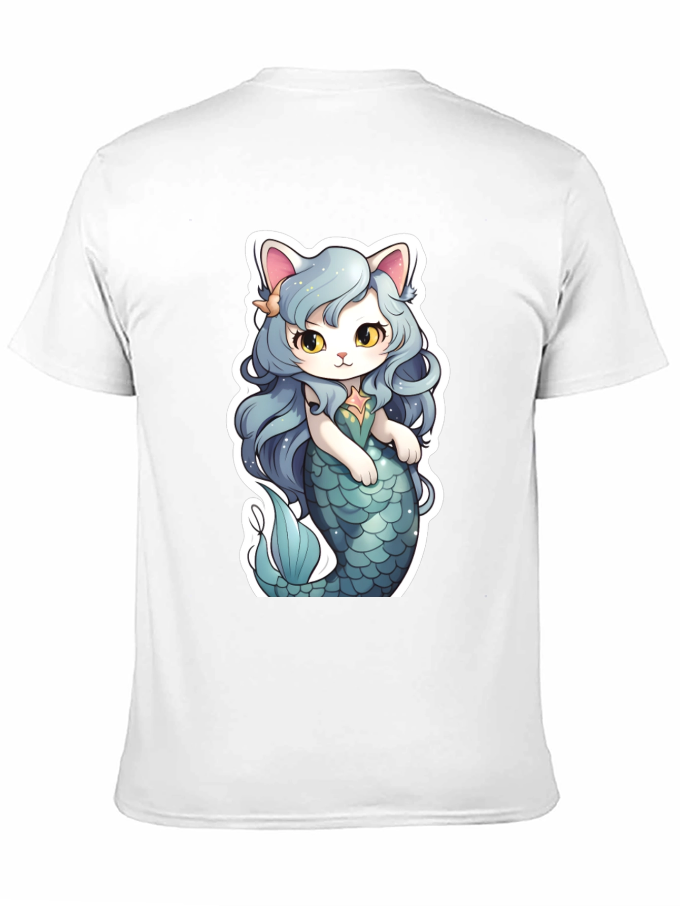 Mermaid Cat Graphic Tee