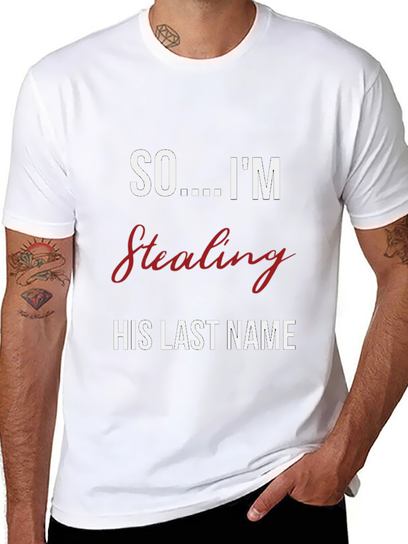 Bride-to-Be T-Shirt: Stealing His Last Name