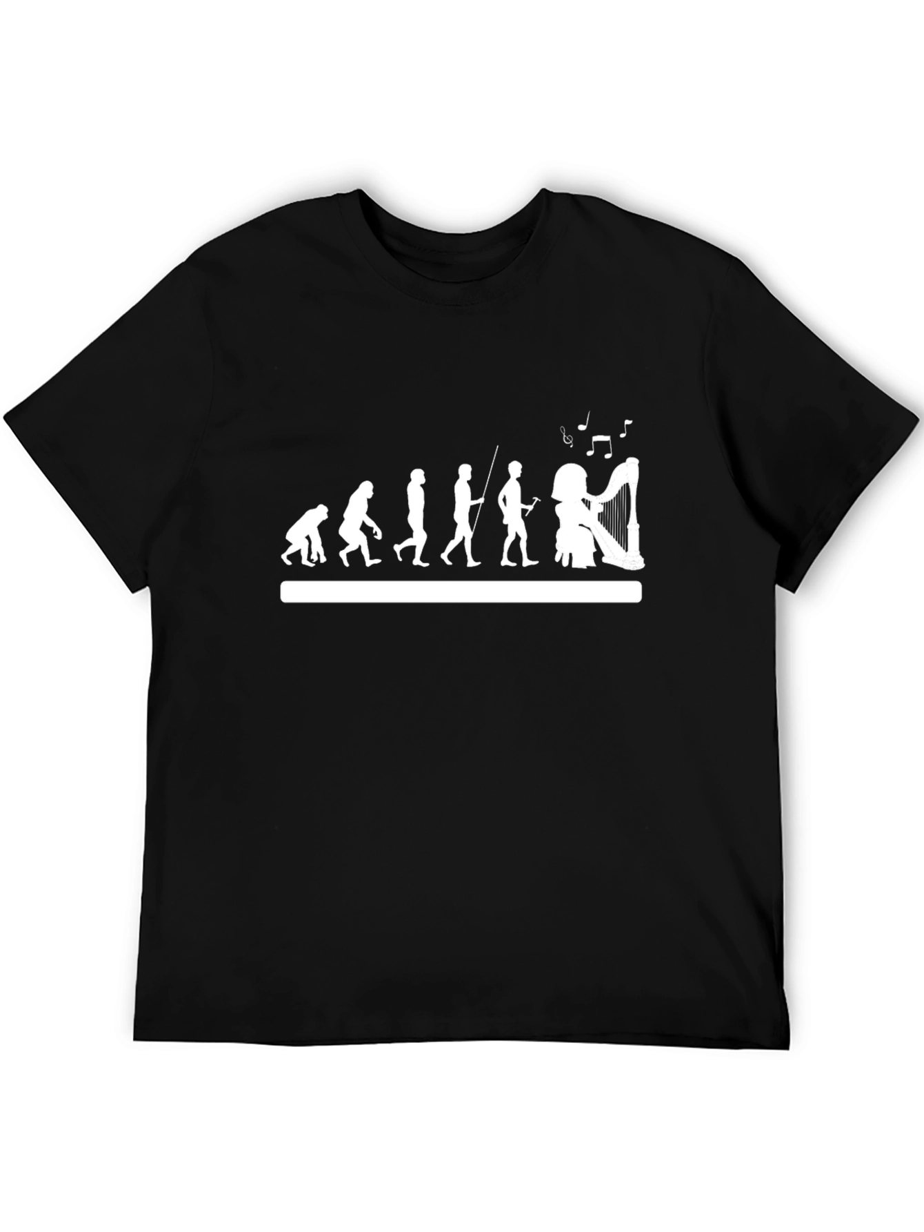 Evolution of a Harpist T-Shirt