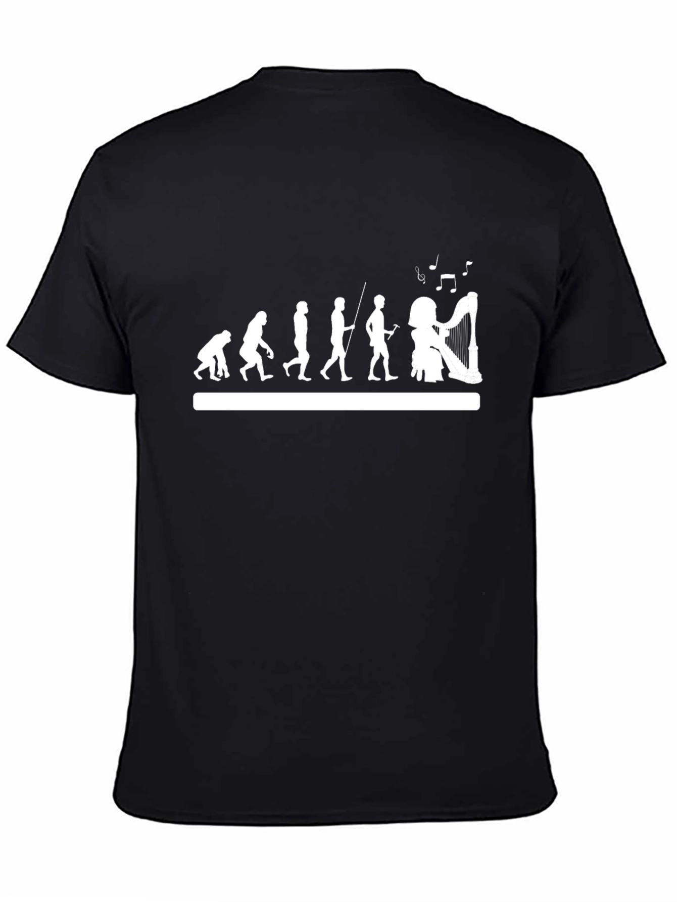 Evolution of a Harpist T-Shirt