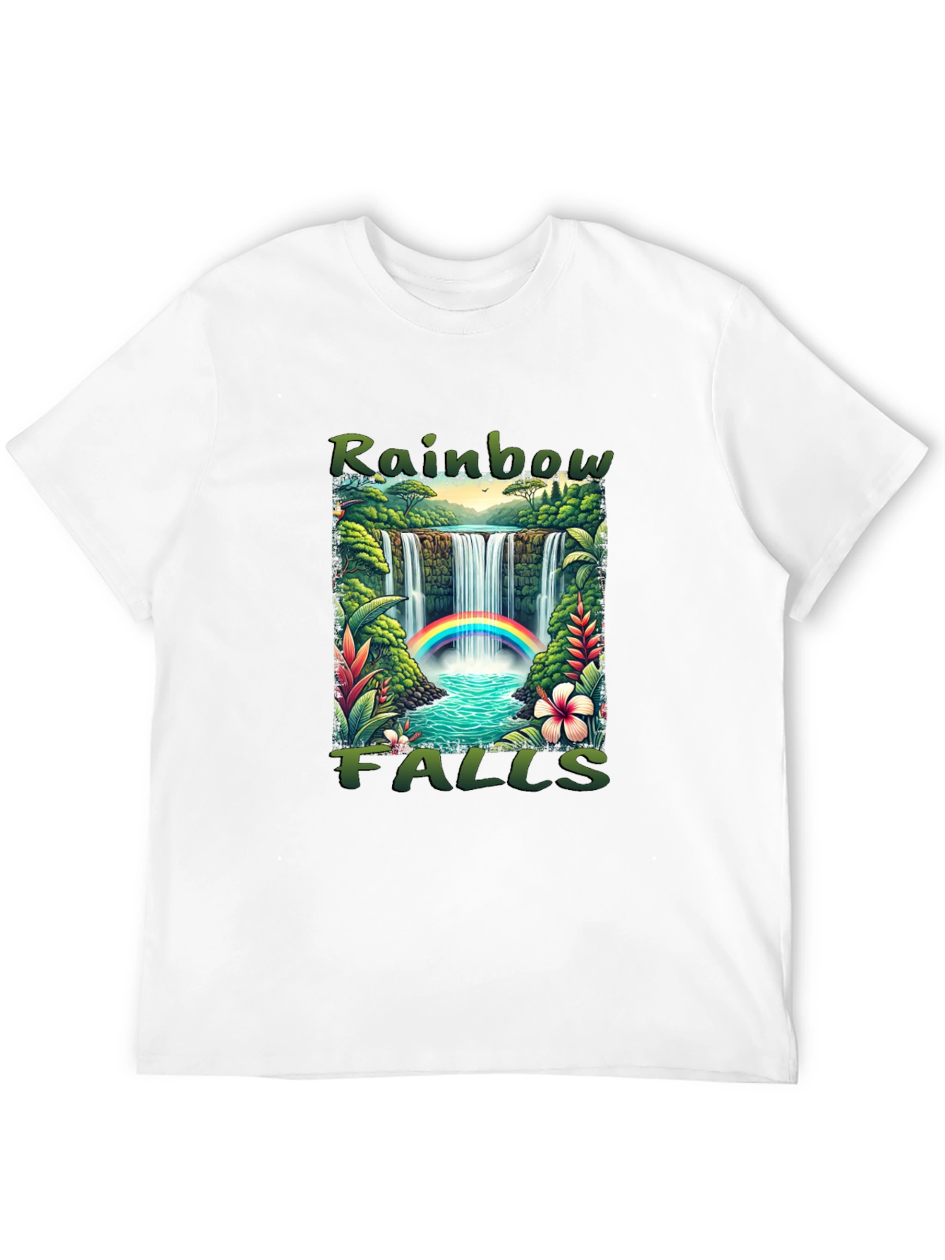 Rainbow Falls Graphic T-Shirt