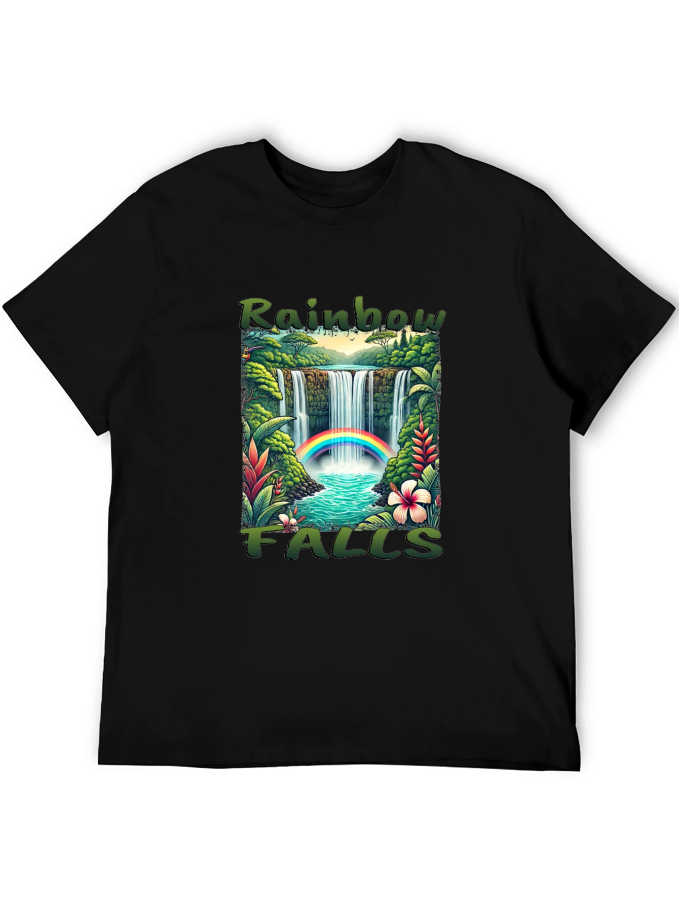 Rainbow Falls Graphic T-Shirt