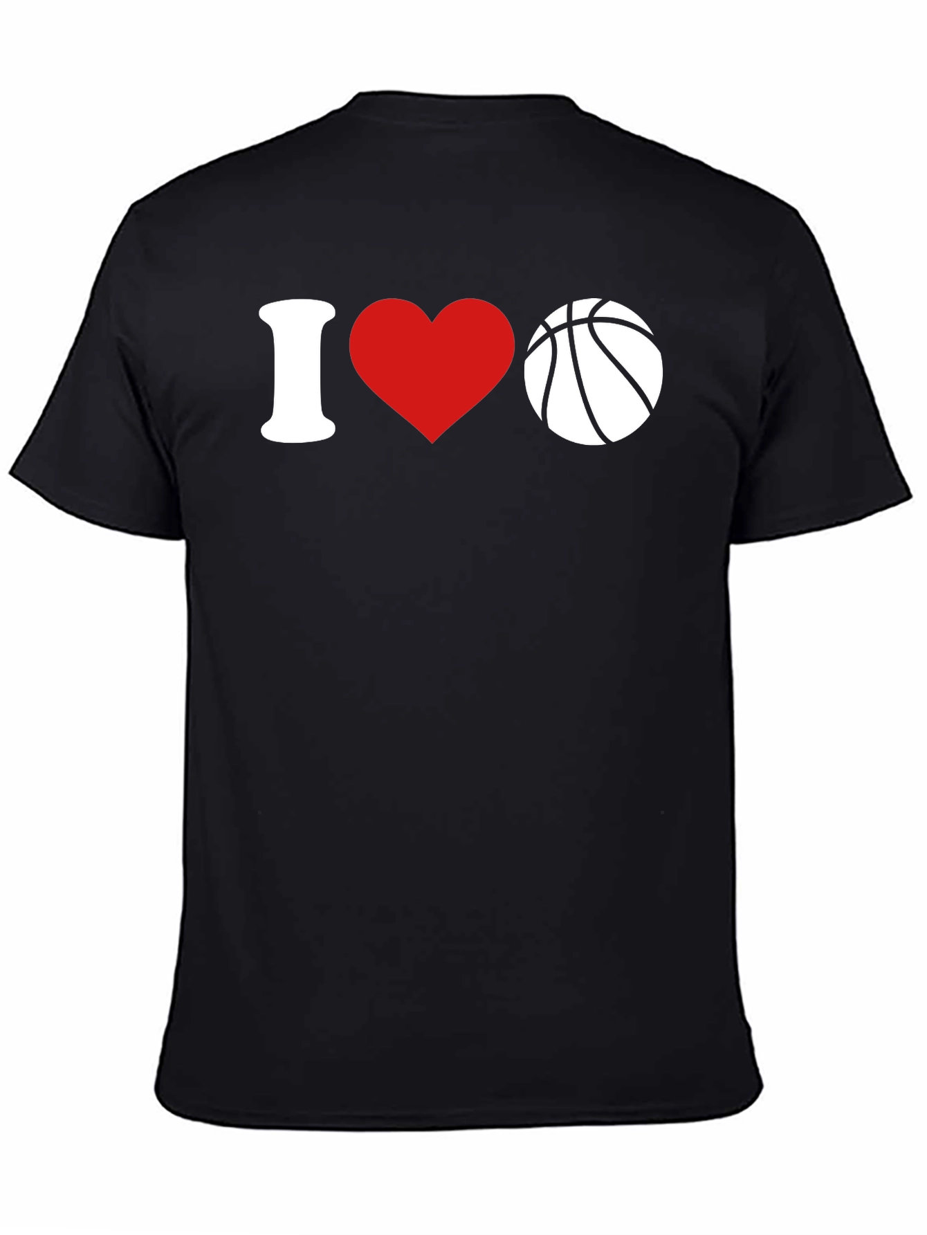 I Love Basketball Graphic T-Shirt