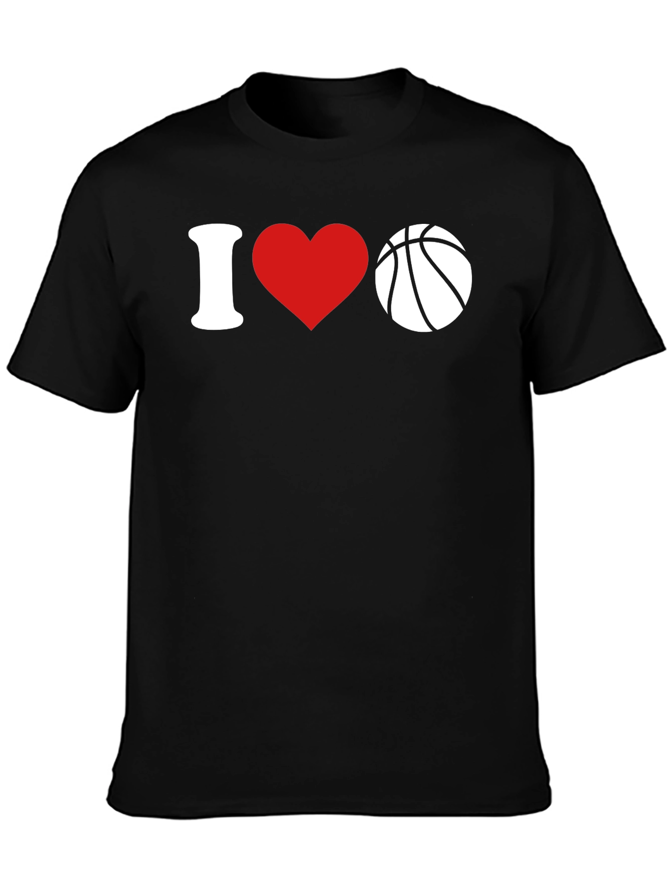 I Love Basketball Graphic T-Shirt