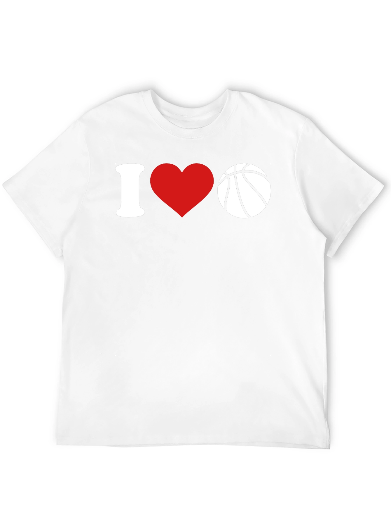 I Love Basketball Graphic T-Shirt