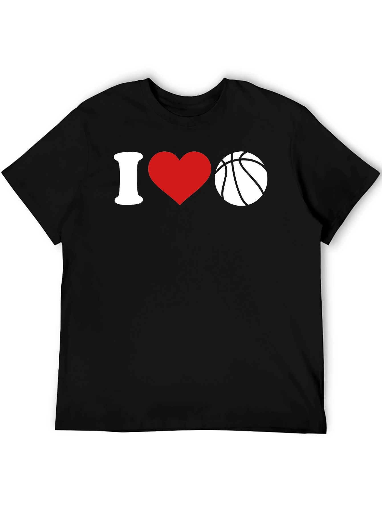 I Love Basketball Graphic T-Shirt