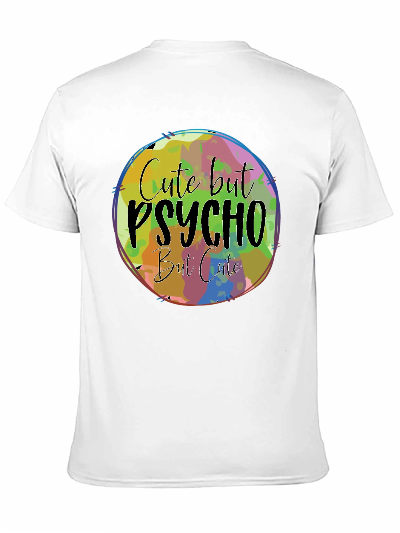 Cute But Psycho Graphic Tee - Black