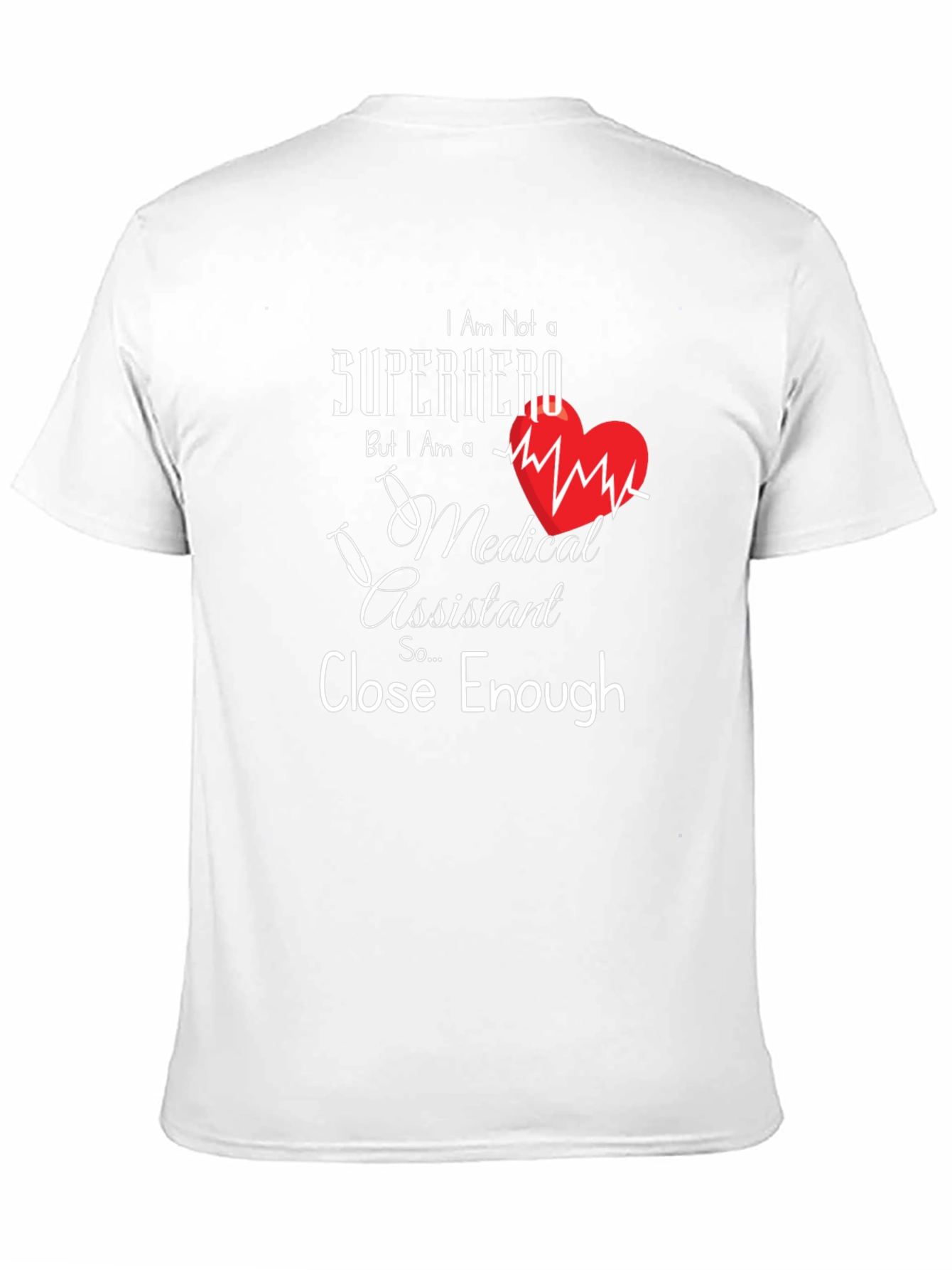 Medical Assistant Superhero Graphic Tee - Black