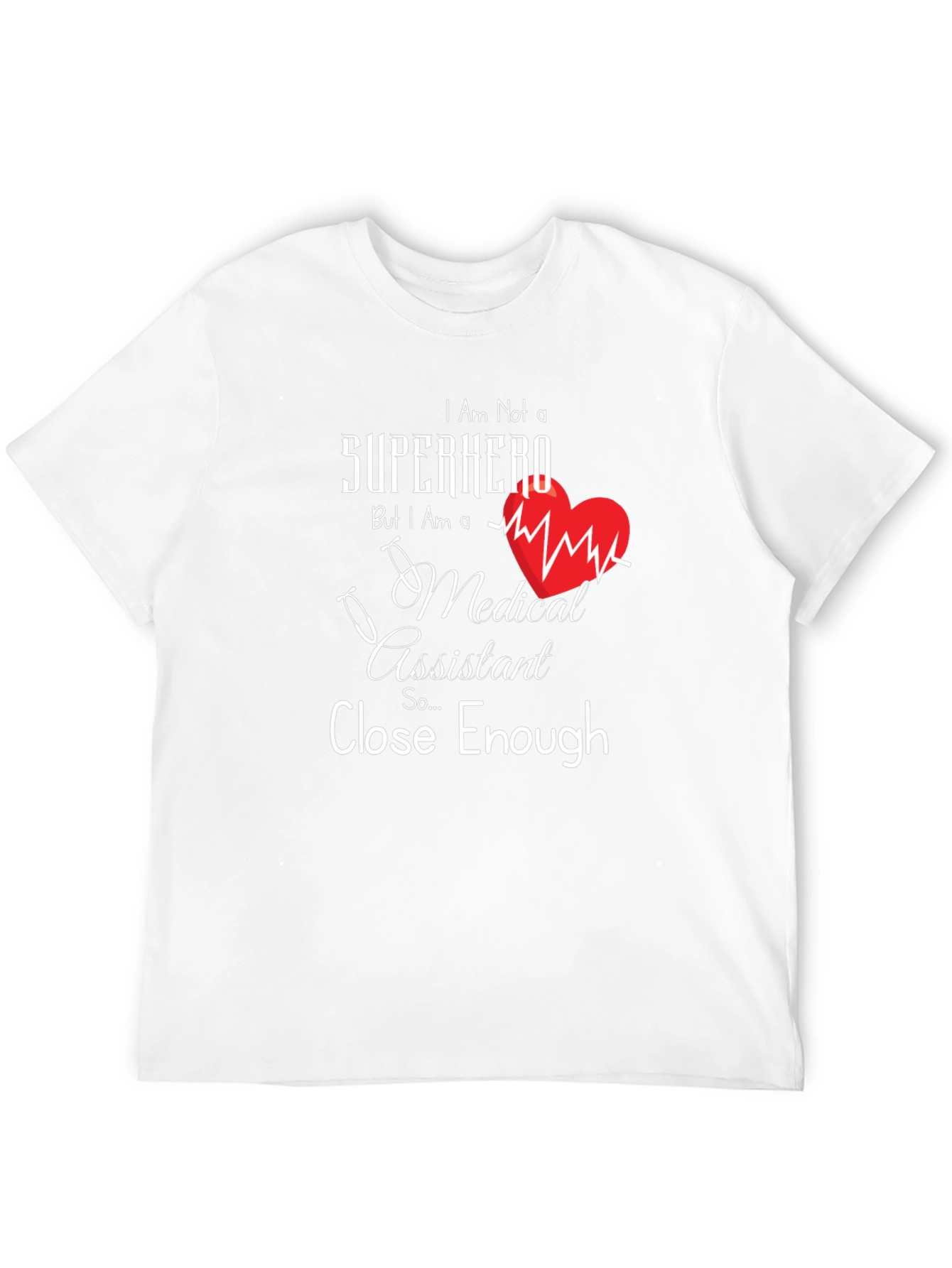 Medical Assistant Superhero Graphic Tee - Black
