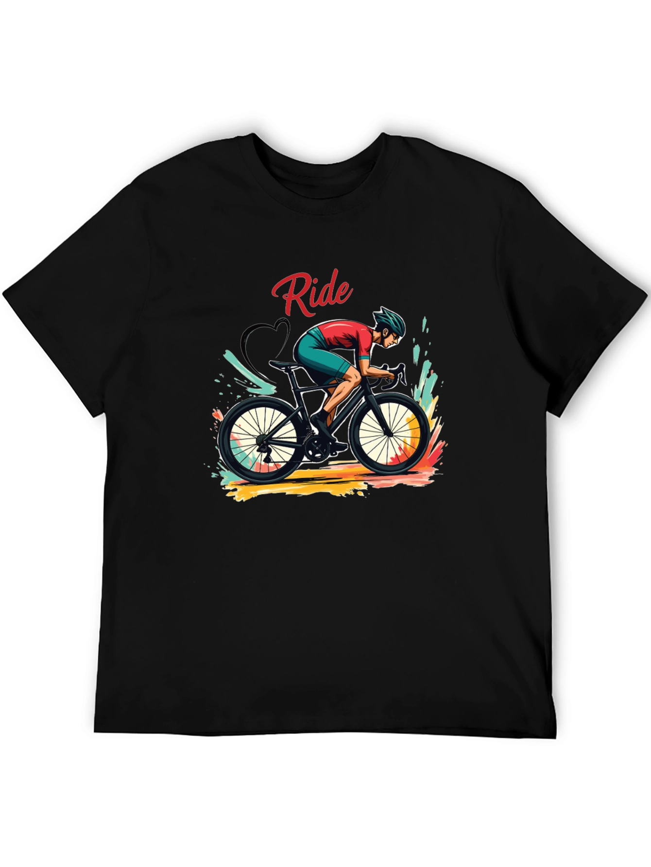 Ride Graphic Black T-Shirt