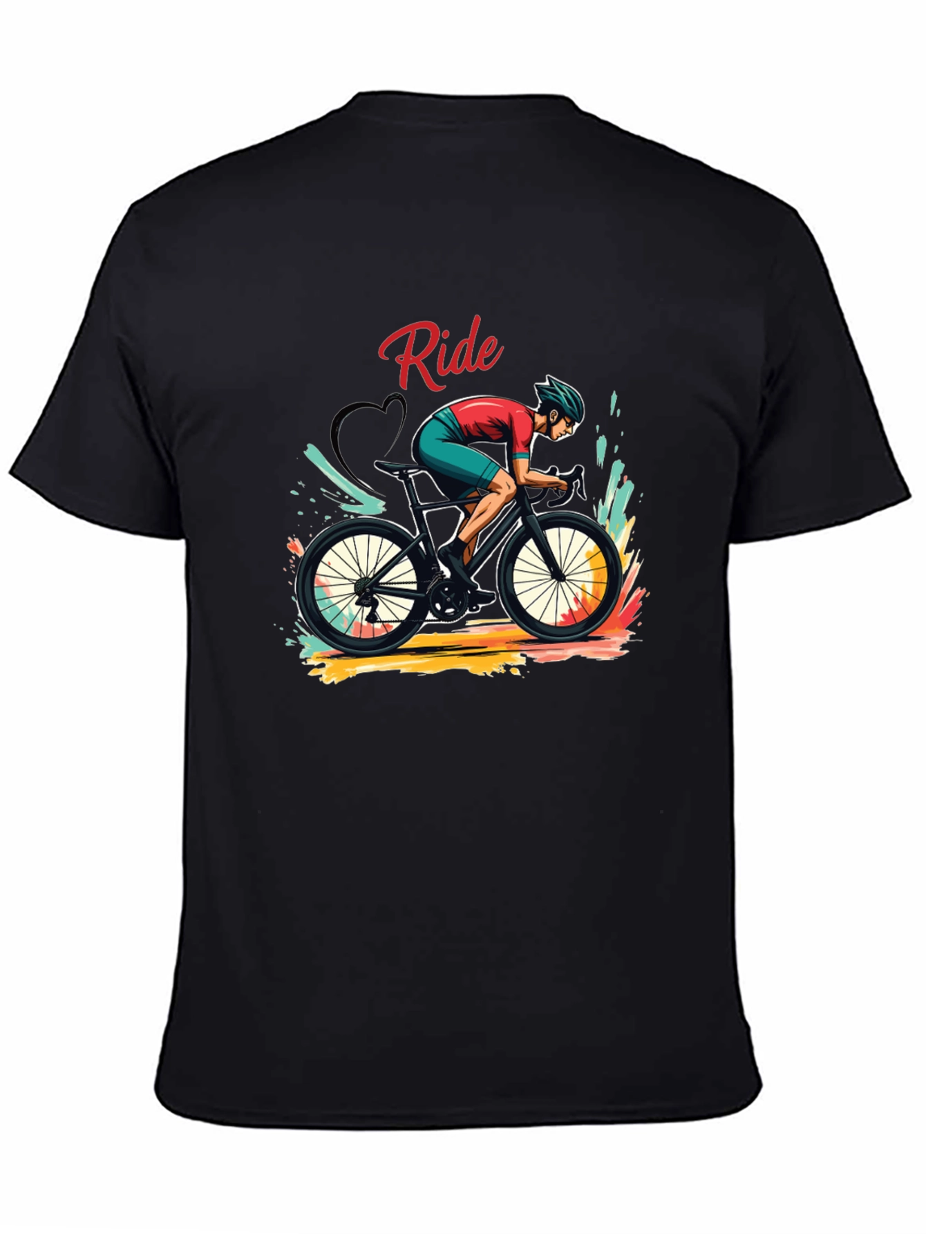 Ride Graphic Black T-Shirt