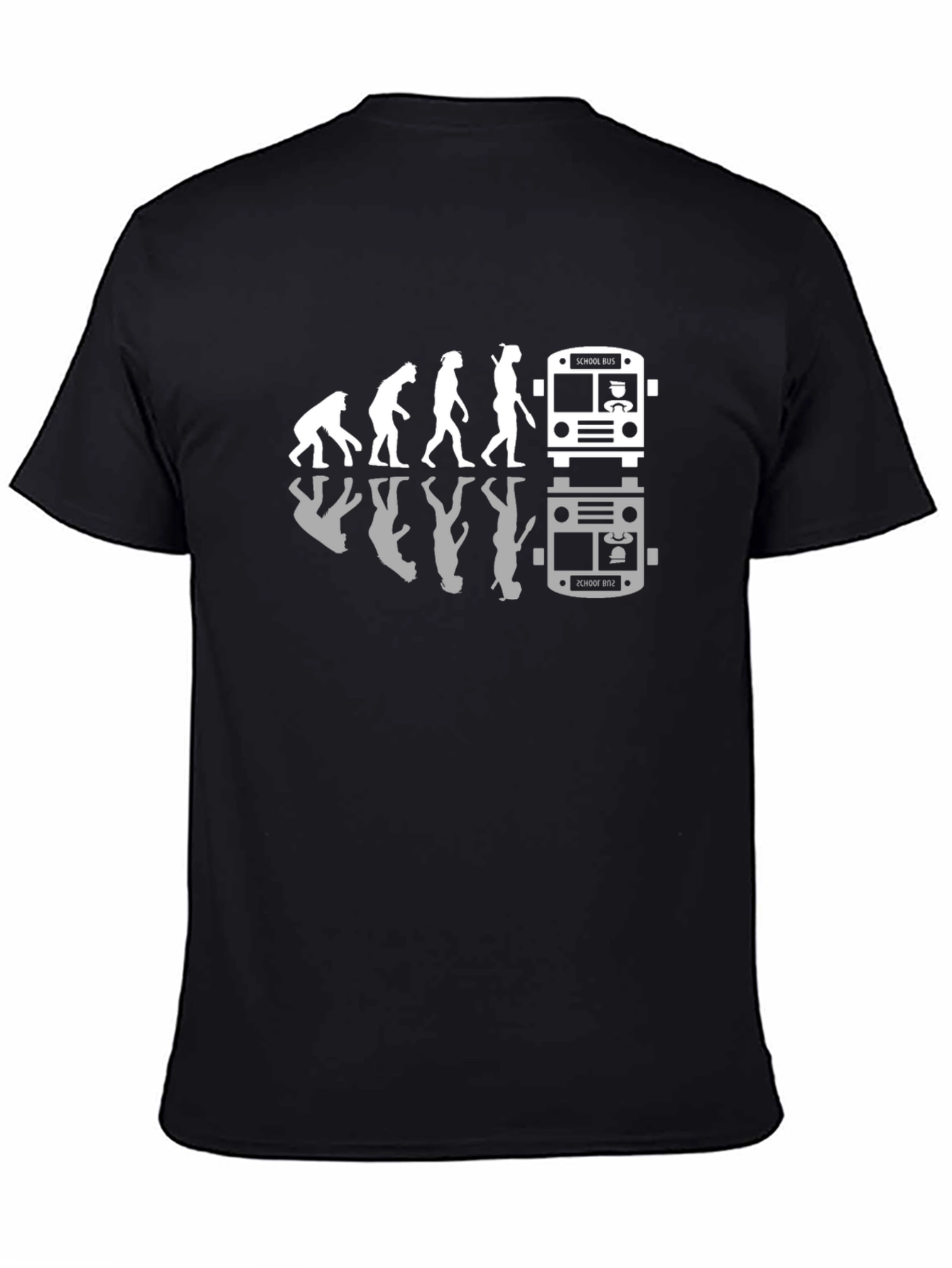 Evolution of a School Bus Driver T-Shirt