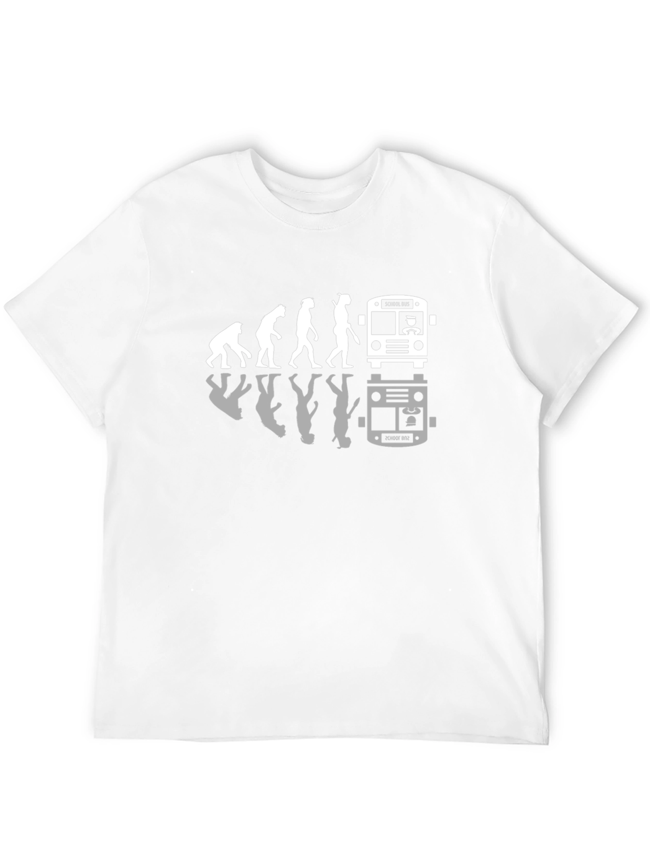 Evolution of a School Bus Driver T-Shirt