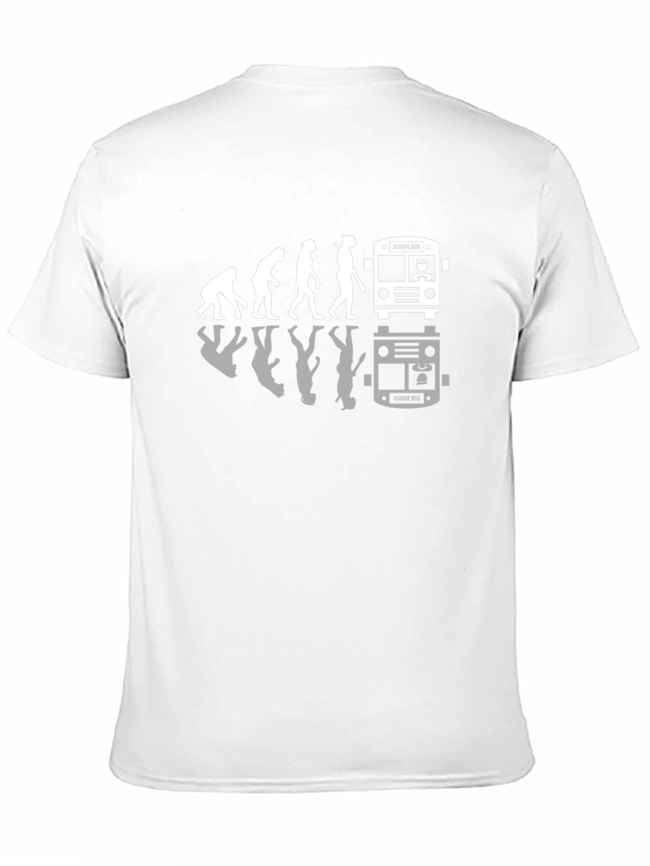 Evolution of a School Bus Driver T-Shirt