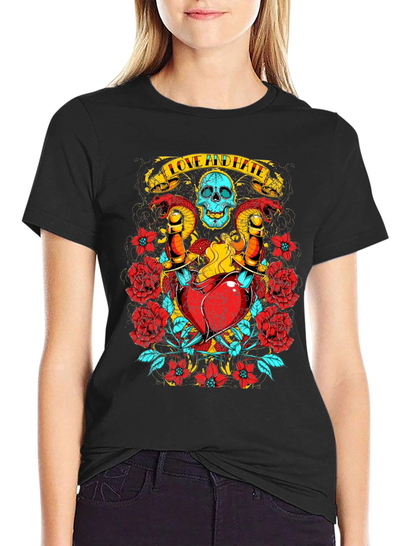 Love & Hate Graphic Tee