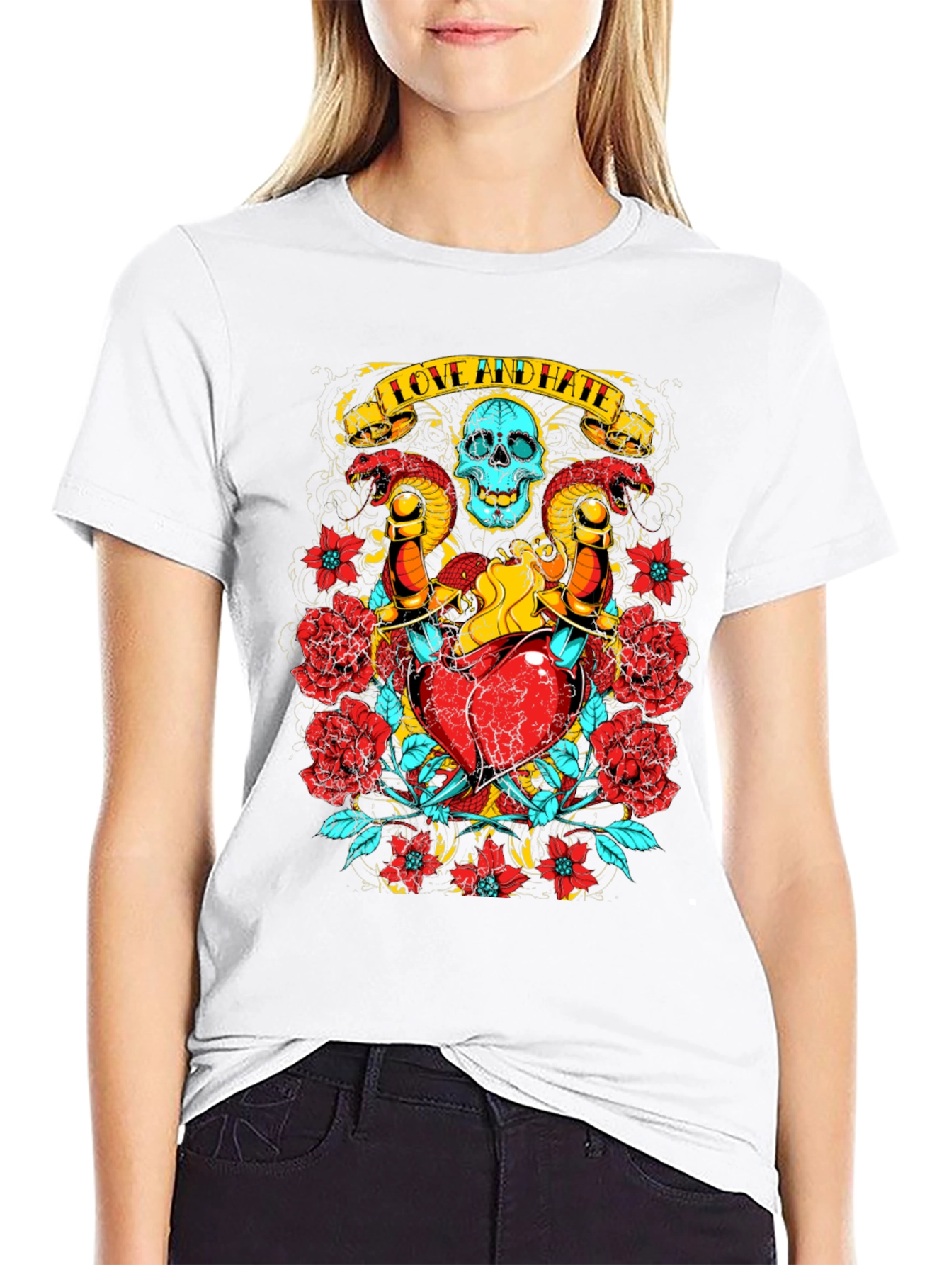 Love & Hate Graphic Tee