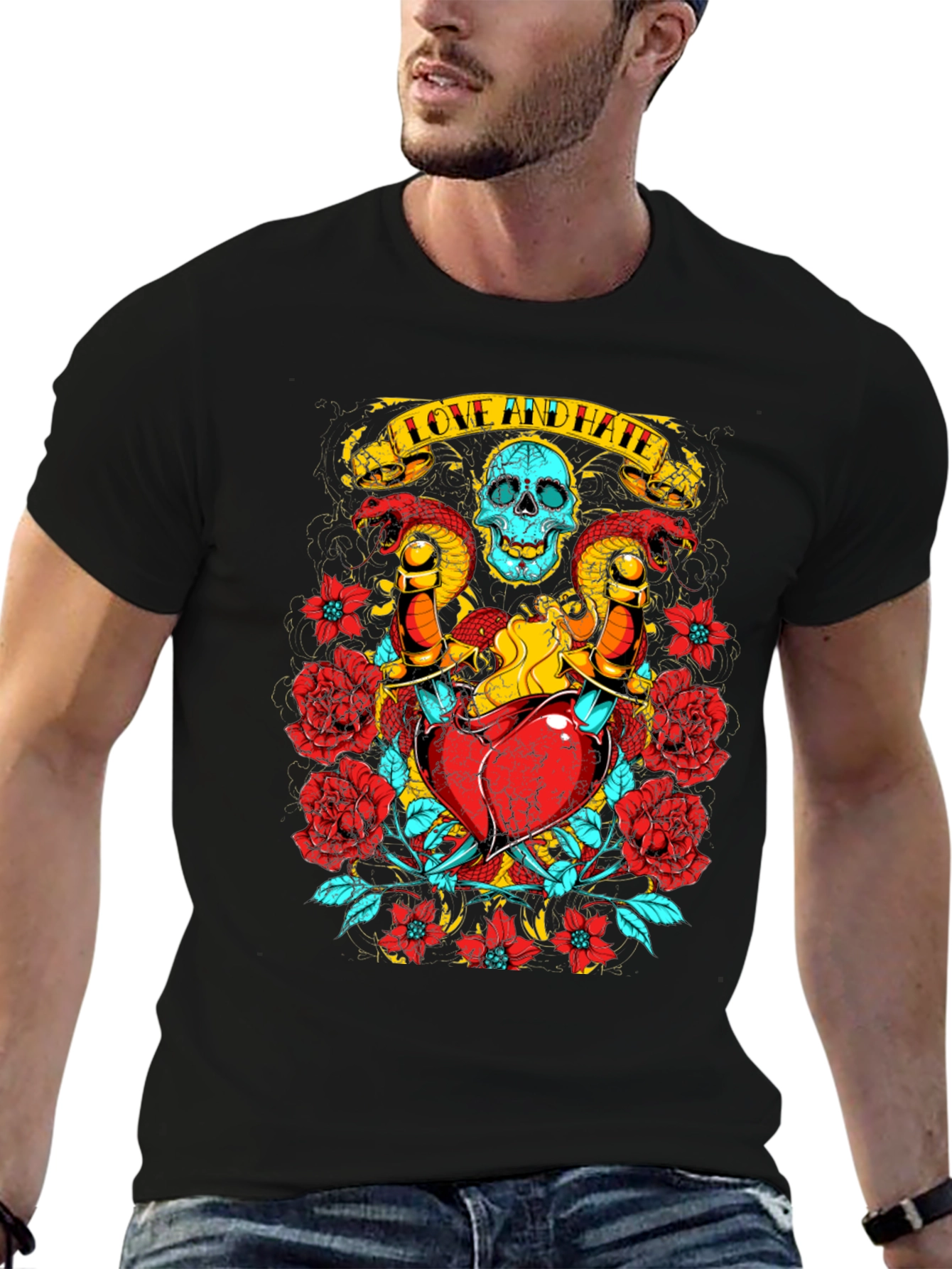 Love & Hate Graphic Tee