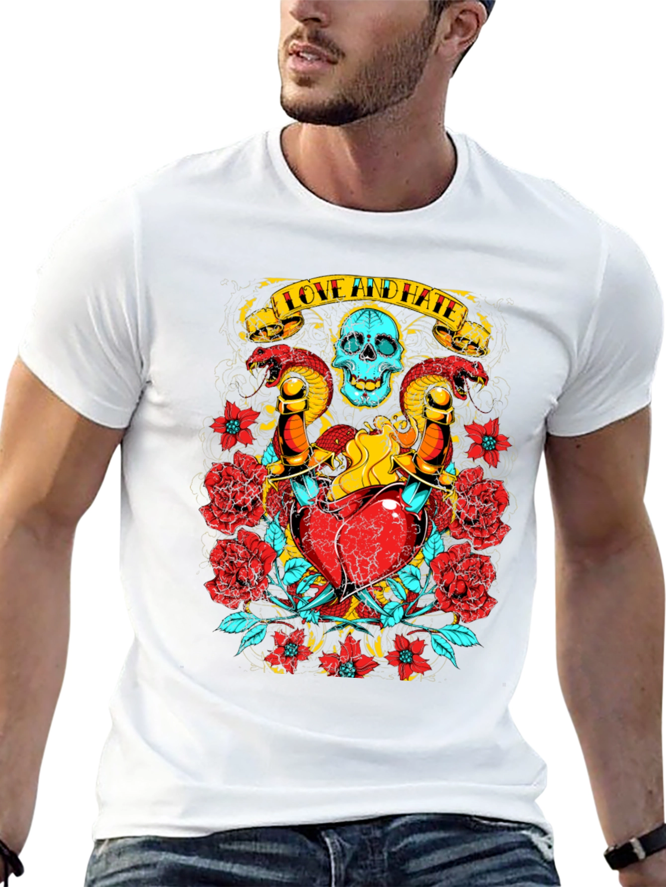 Love & Hate Graphic Tee