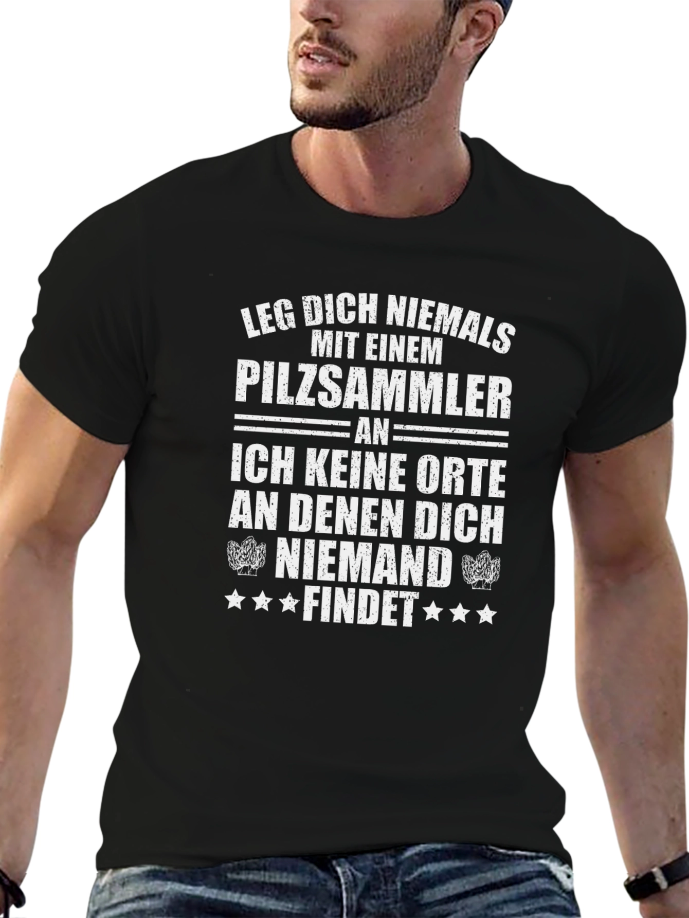 Funny German Mushroom Hunter T-Shirt