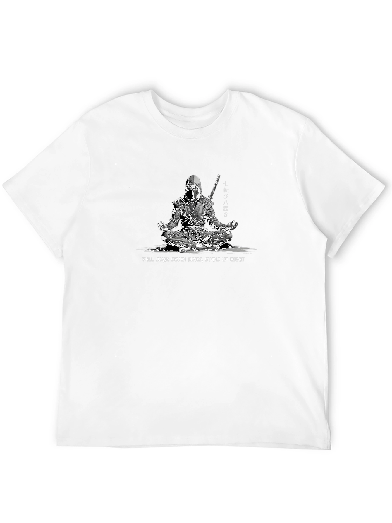Ninja Perseverance Graphic Tee - Fall Seven Stand Eight