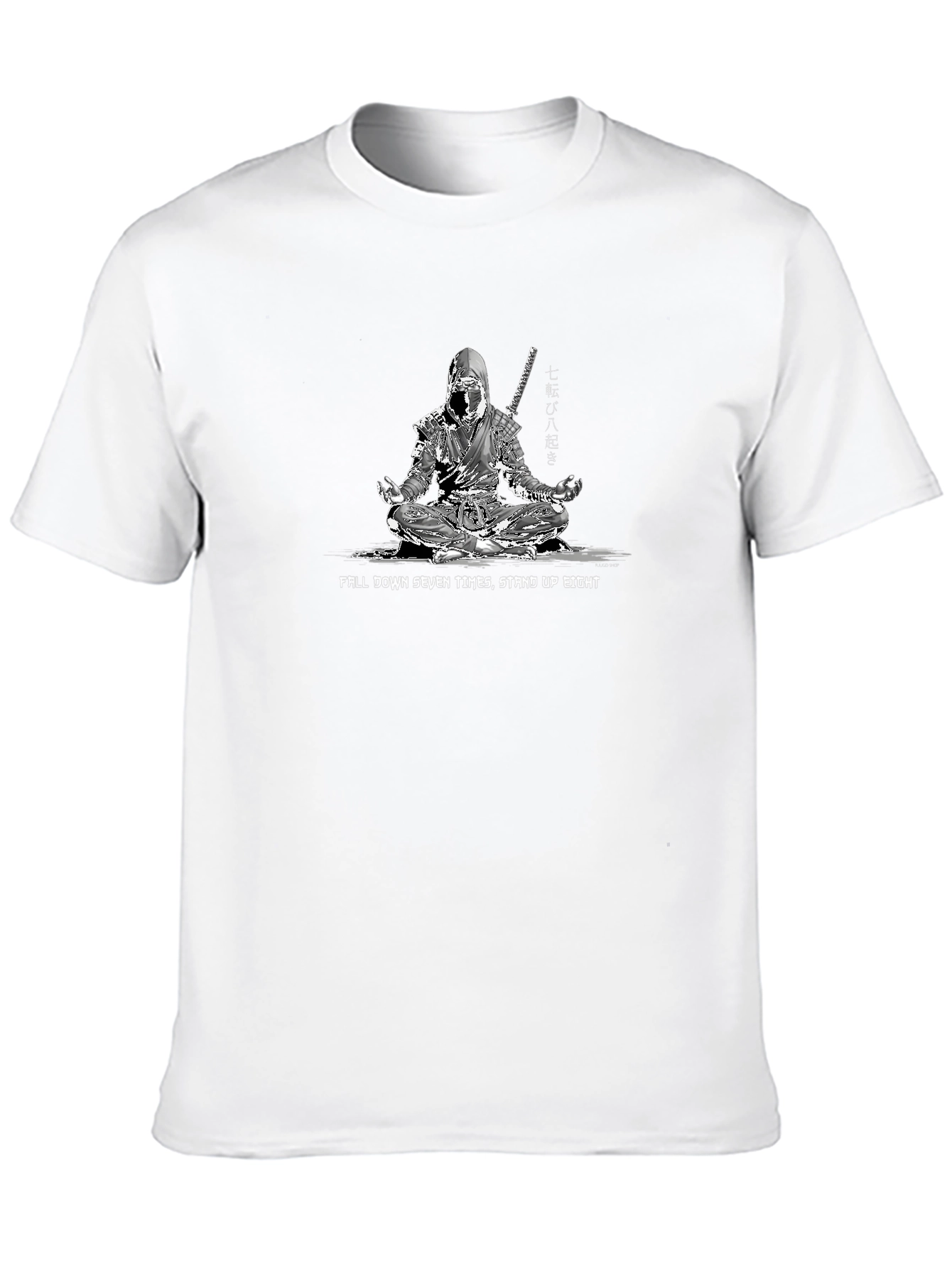 Ninja Perseverance Graphic Tee - Fall Seven Stand Eight