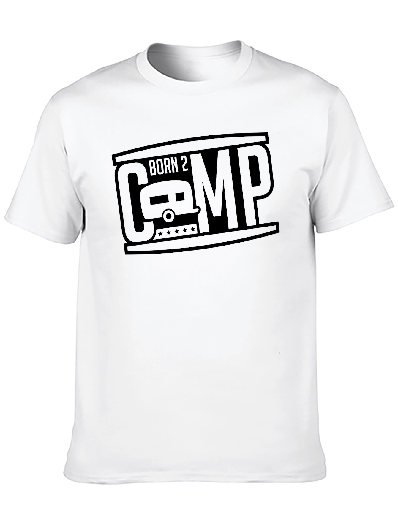 Born 2 Camp Black T-Shirt