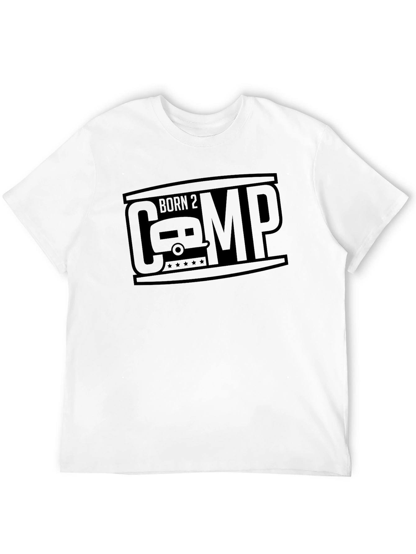 Born 2 Camp Black T-Shirt