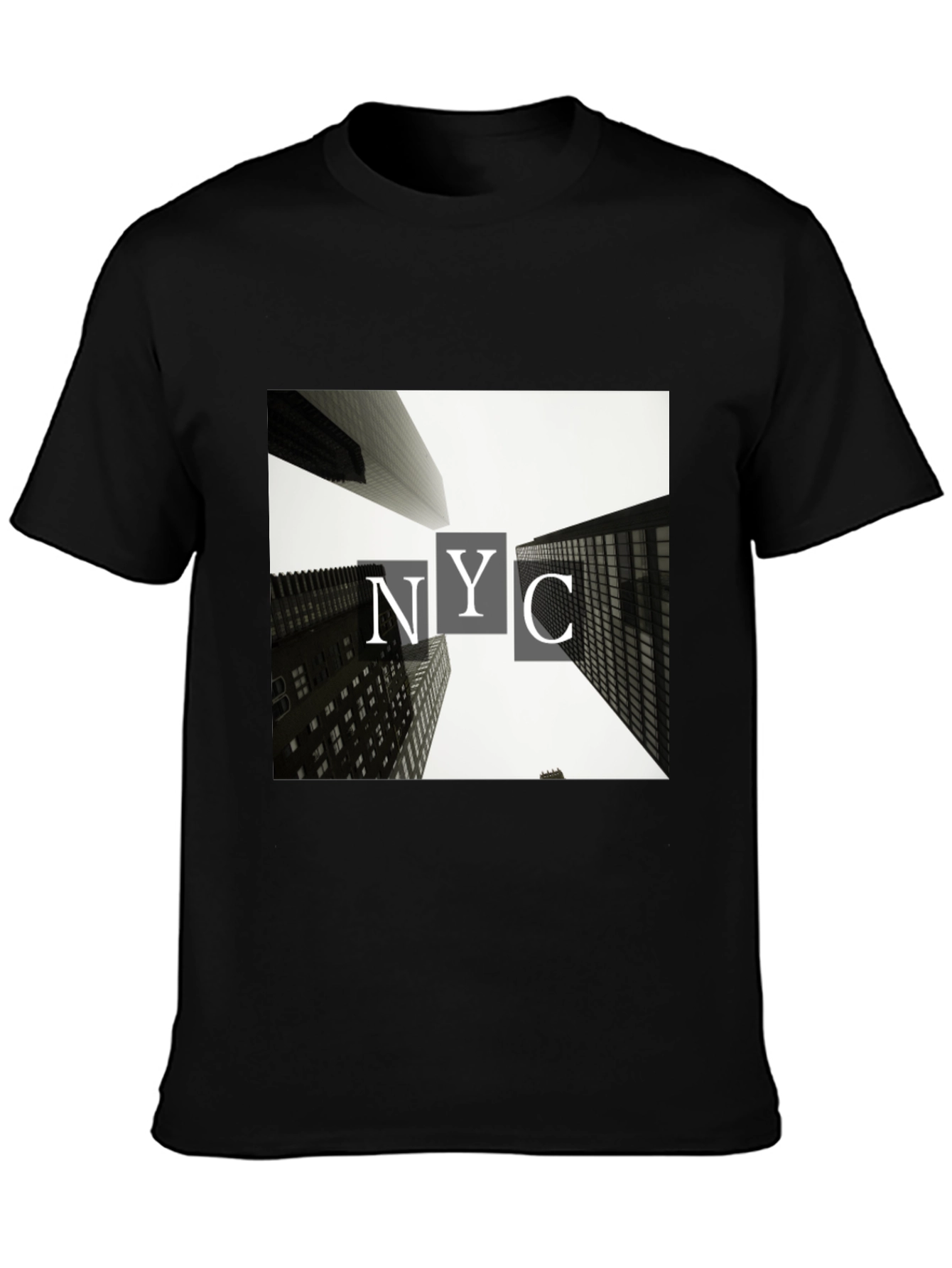 NYC Buildings T-Shirt - Black
