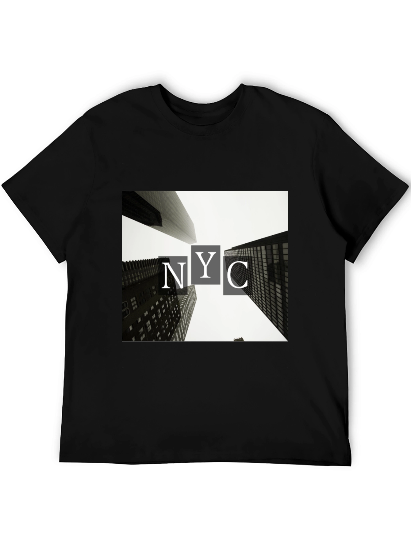 NYC Buildings T-Shirt - Black