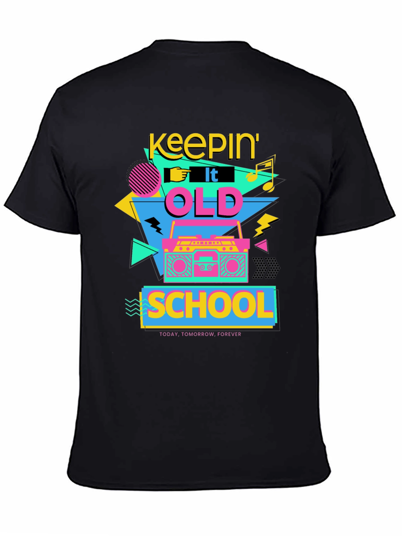 Keepin It Old School Retro Graphic Tee
