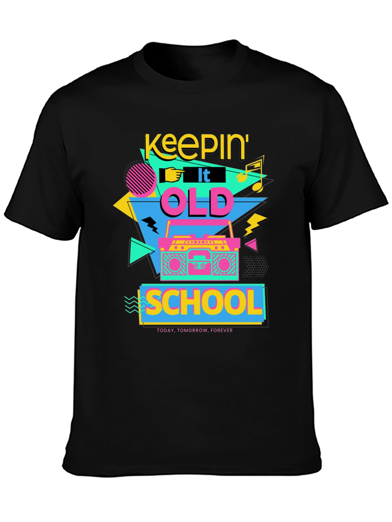 Keepin It Old School Retro Graphic Tee