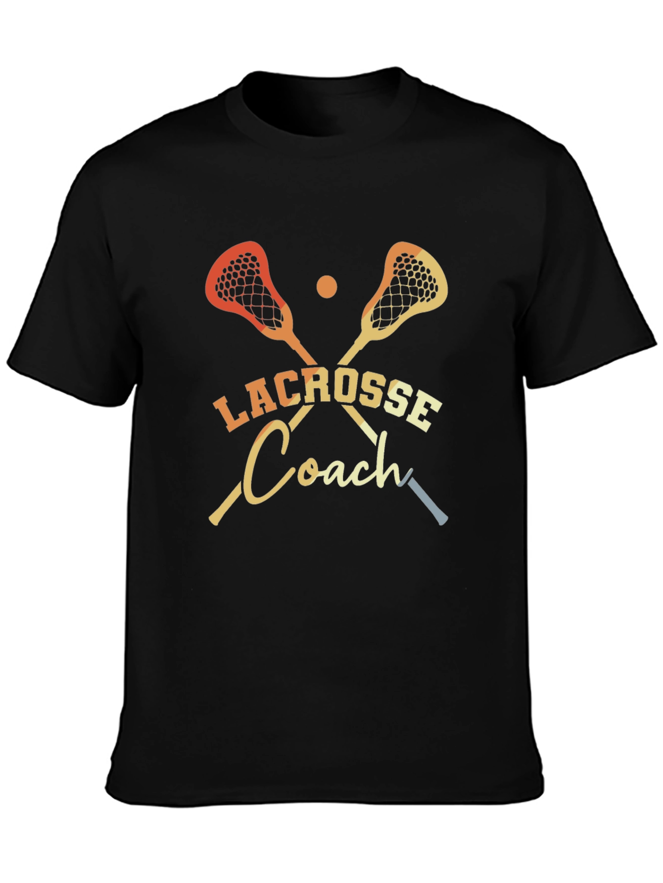 Lacrosse Coach Graphic T-Shirt