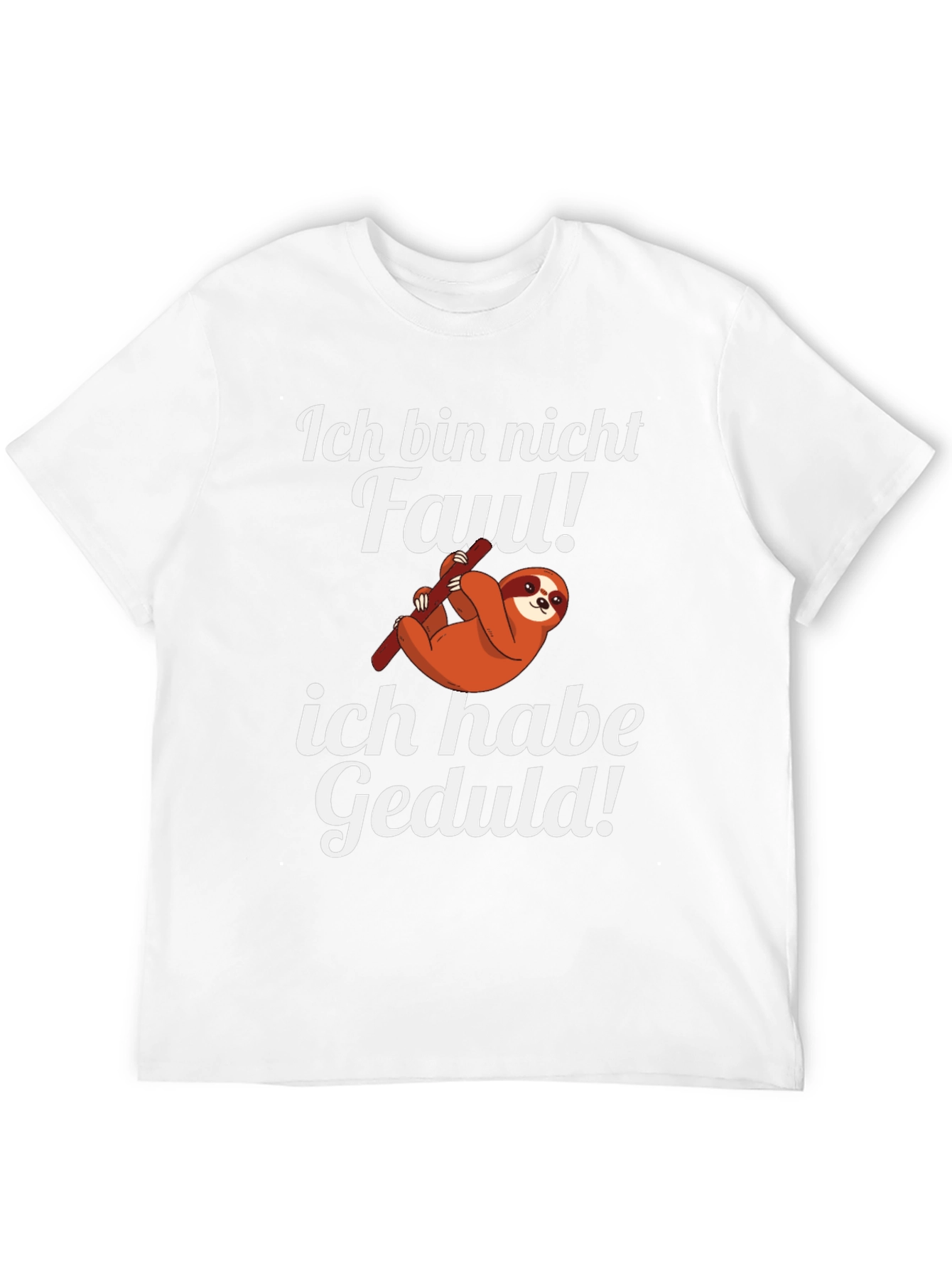 Ich Bin Nicht Faul T-Shirt Sloth Graphic Tee