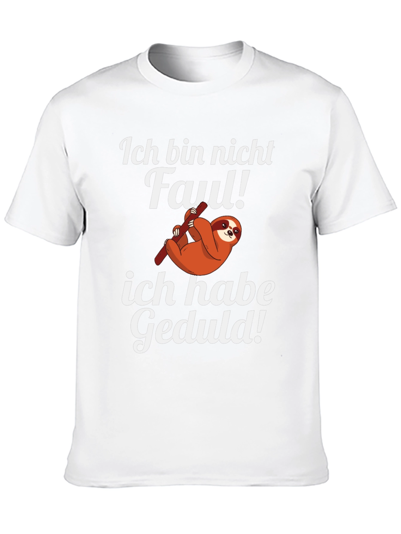 Ich Bin Nicht Faul T-Shirt Sloth Graphic Tee