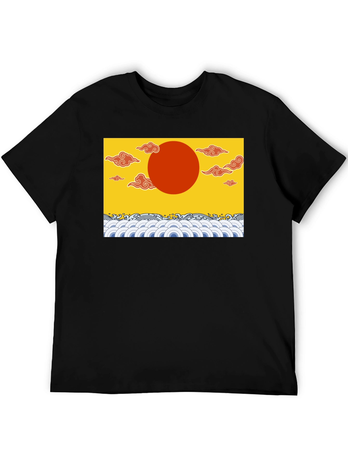 Rising Sun Graphic Tee - Artistic Design