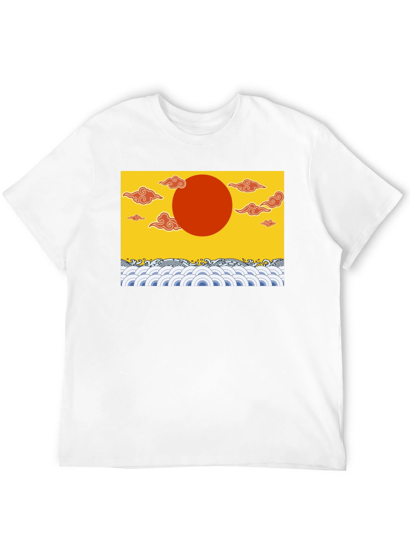 Rising Sun Graphic Tee - Artistic Design