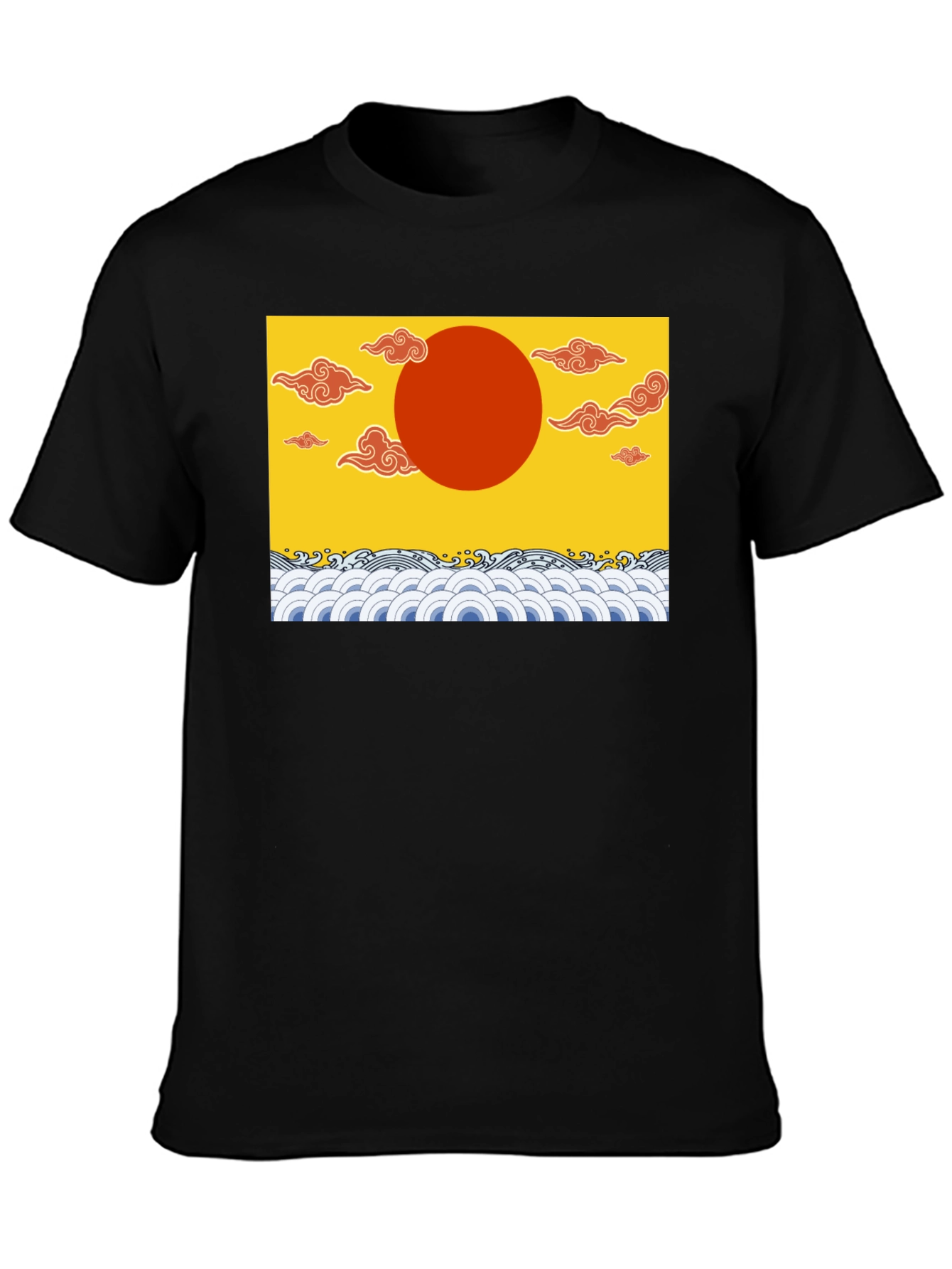Rising Sun Graphic Tee - Artistic Design